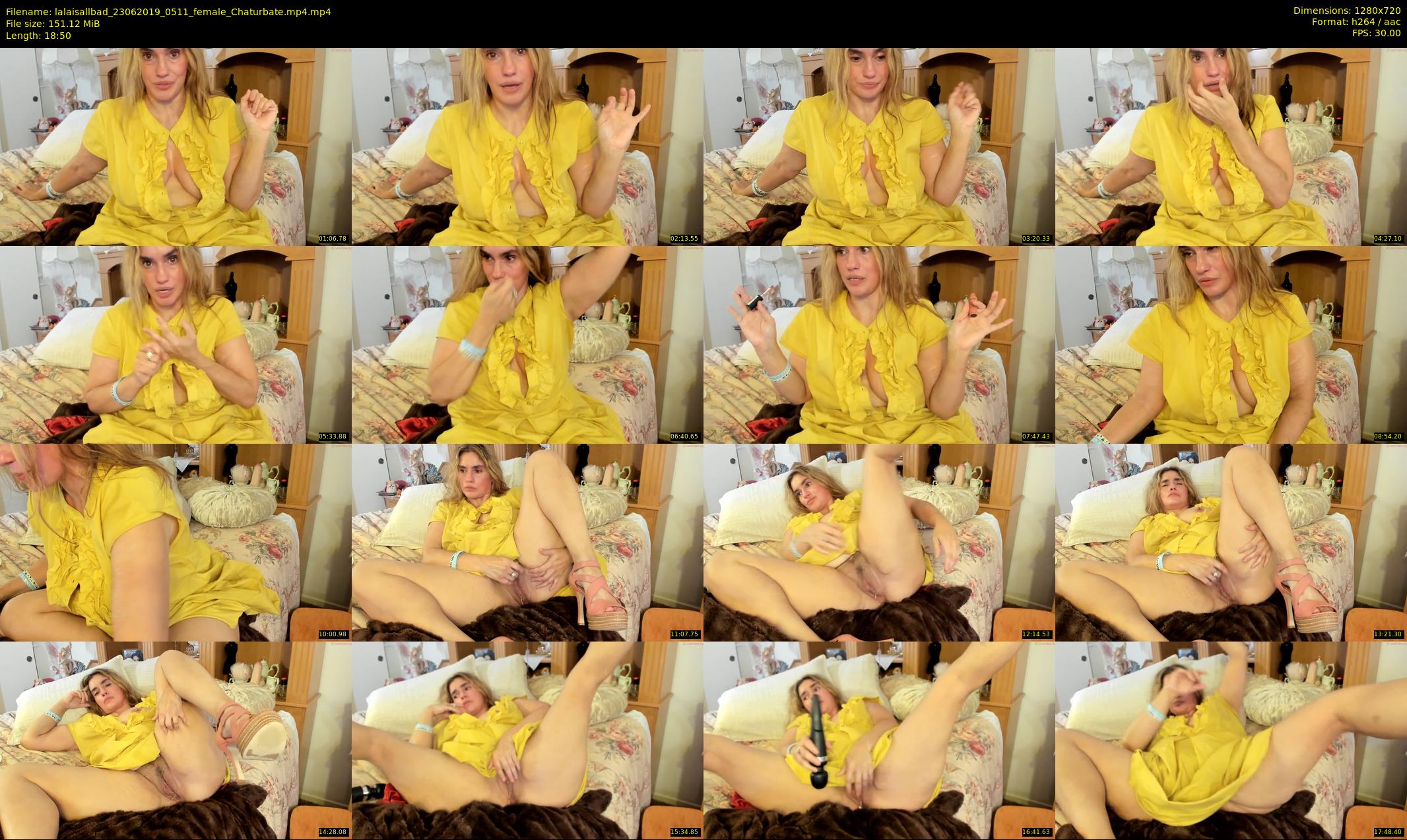 lalaisallbad — 19 minute Chaturbate female cam show recording, 720p, Jun 23, 2019