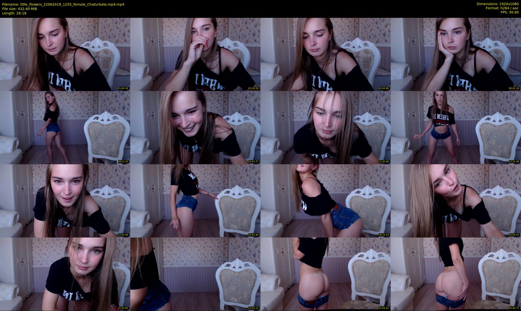 litlle_flowers — 29 minute Chaturbate female cam show recording, 1080p, Jun 22, 2019