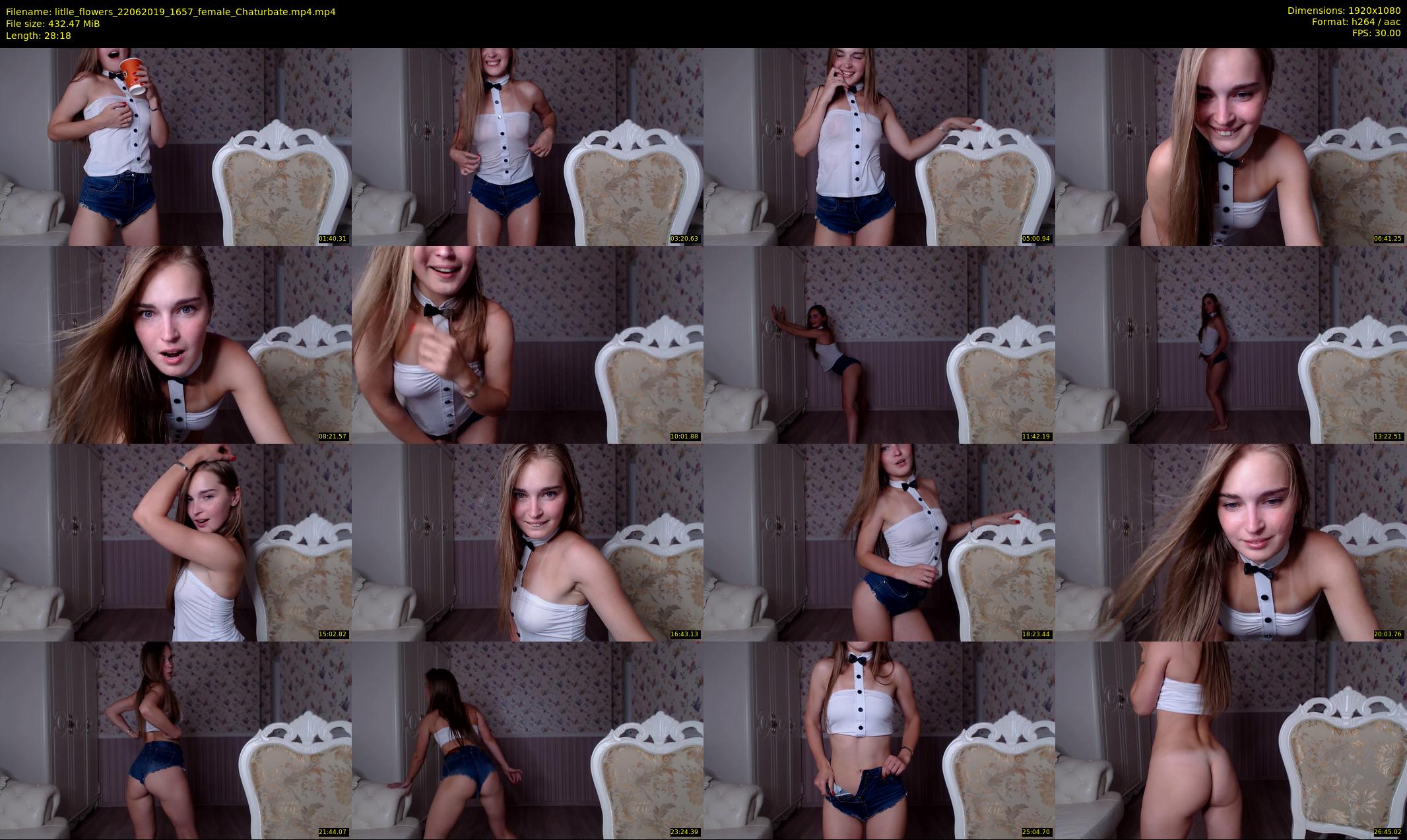 litlle_flowers — 29 minute Chaturbate female cam show recording, 1080p, Jun 22, 2019