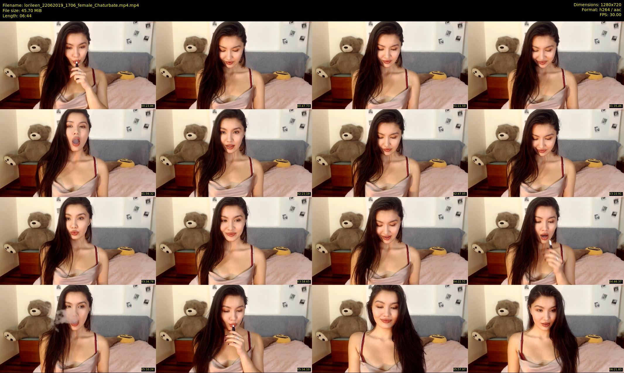 lorileen — 7 minute Chaturbate female cam show recording, 720p, Jun 22, 2019