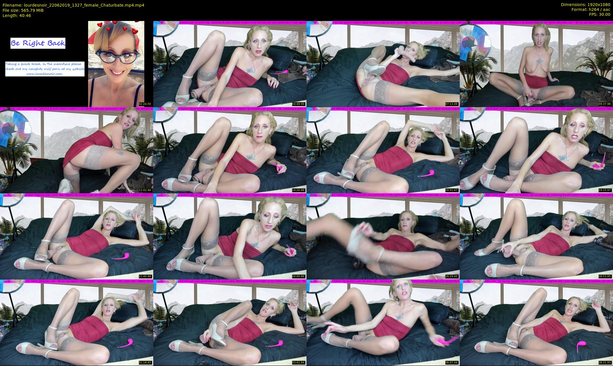lourdesnoir — 41 minute Chaturbate female cam show recording, 1080p, Jun 22, 2019