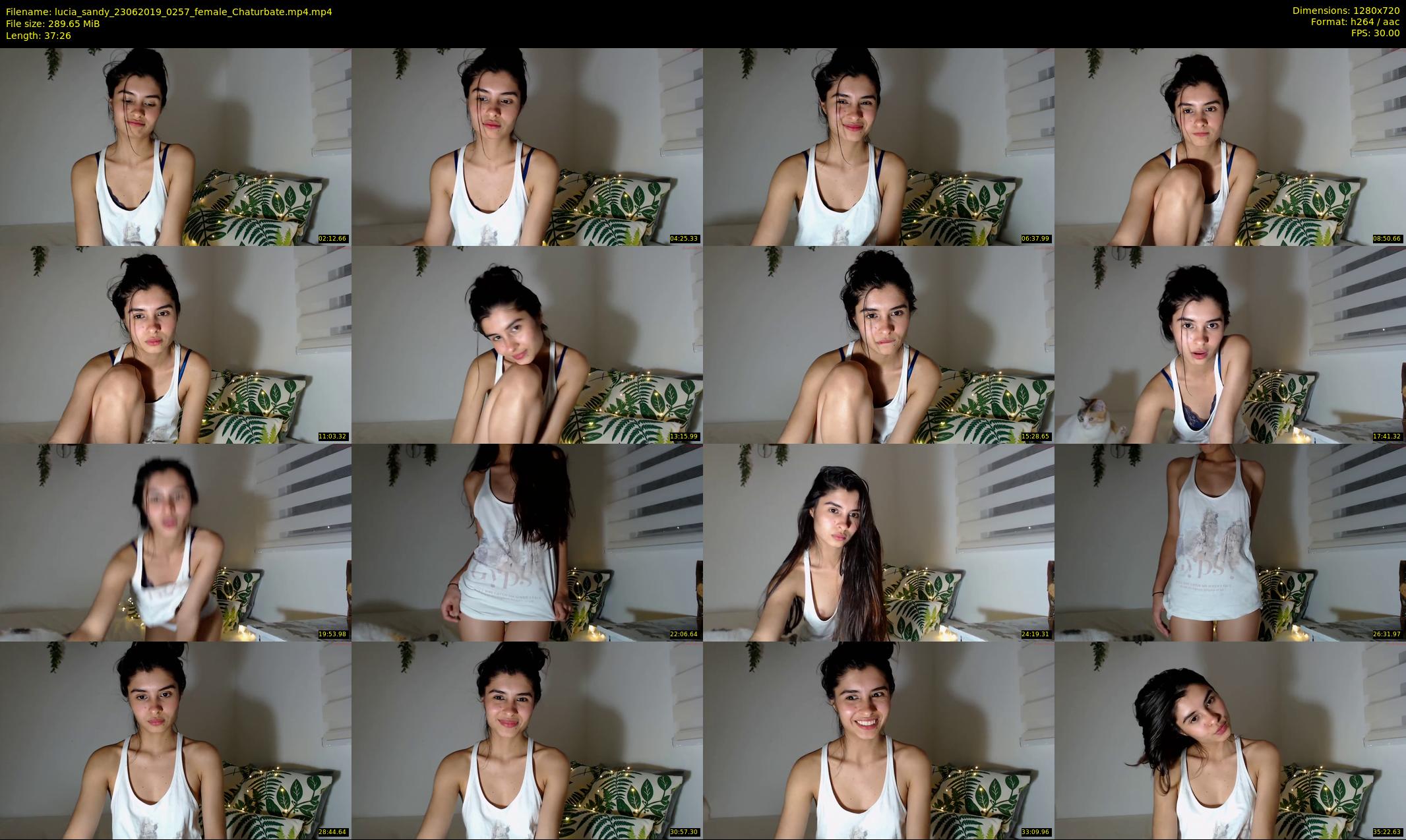 lucia_sandy — 38 minute Chaturbate female cam show recording, 720p, Jun 23, 2019