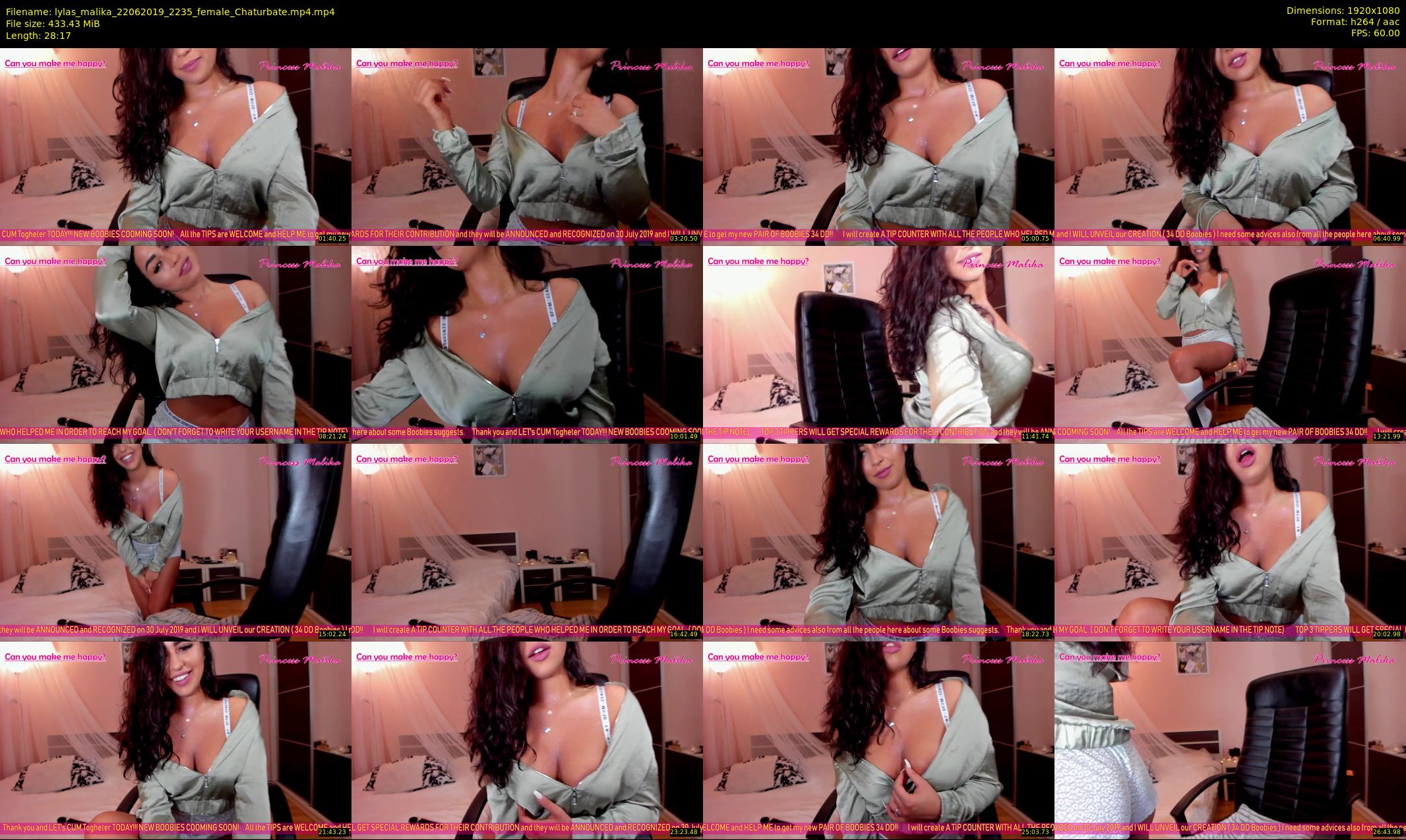 lylas_malika — 29 minute Chaturbate female cam show recording, 1080p, Jun 22, 2019