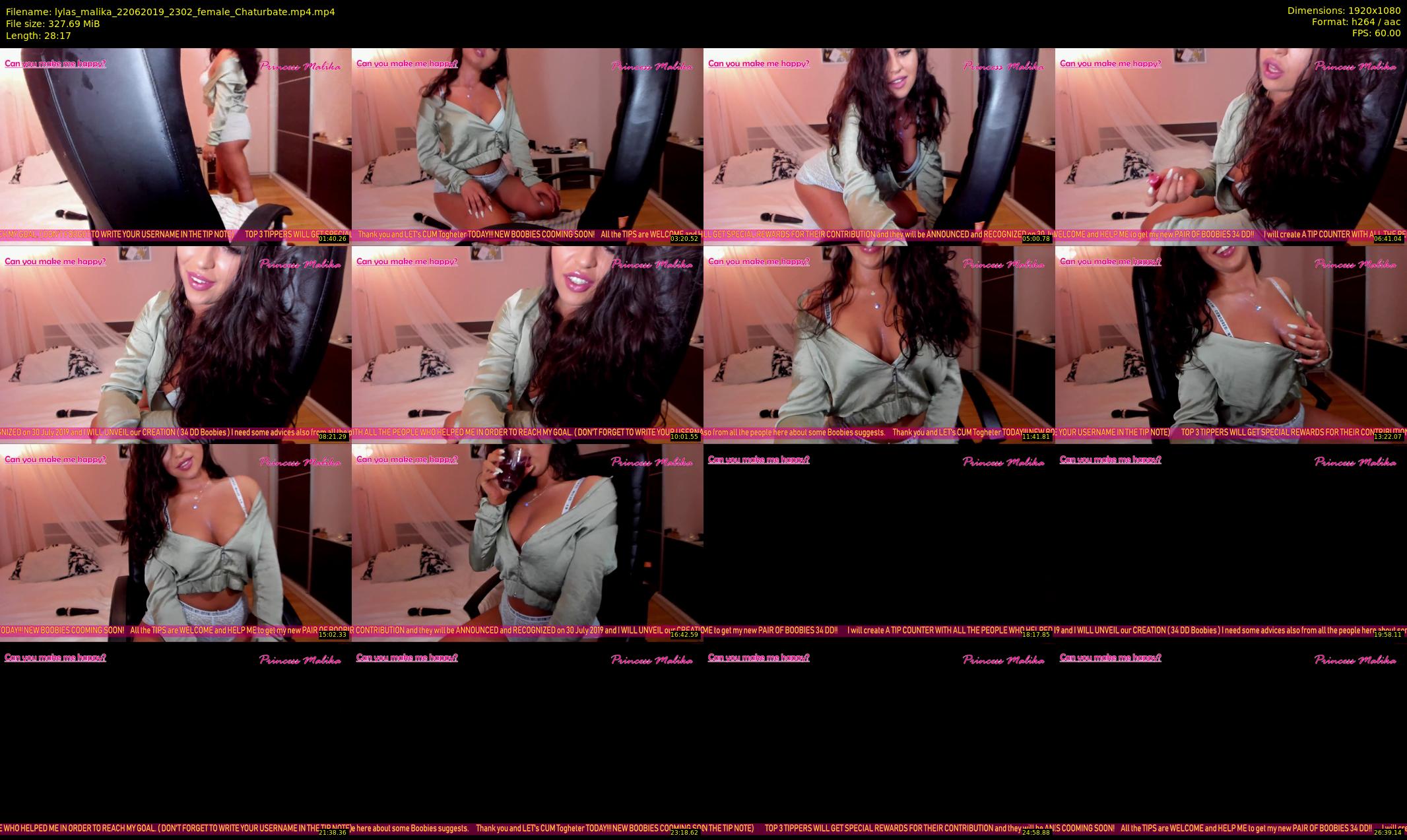 lylas_malika — 29 minute Chaturbate female cam show recording, 1080p, Jun 22, 2019