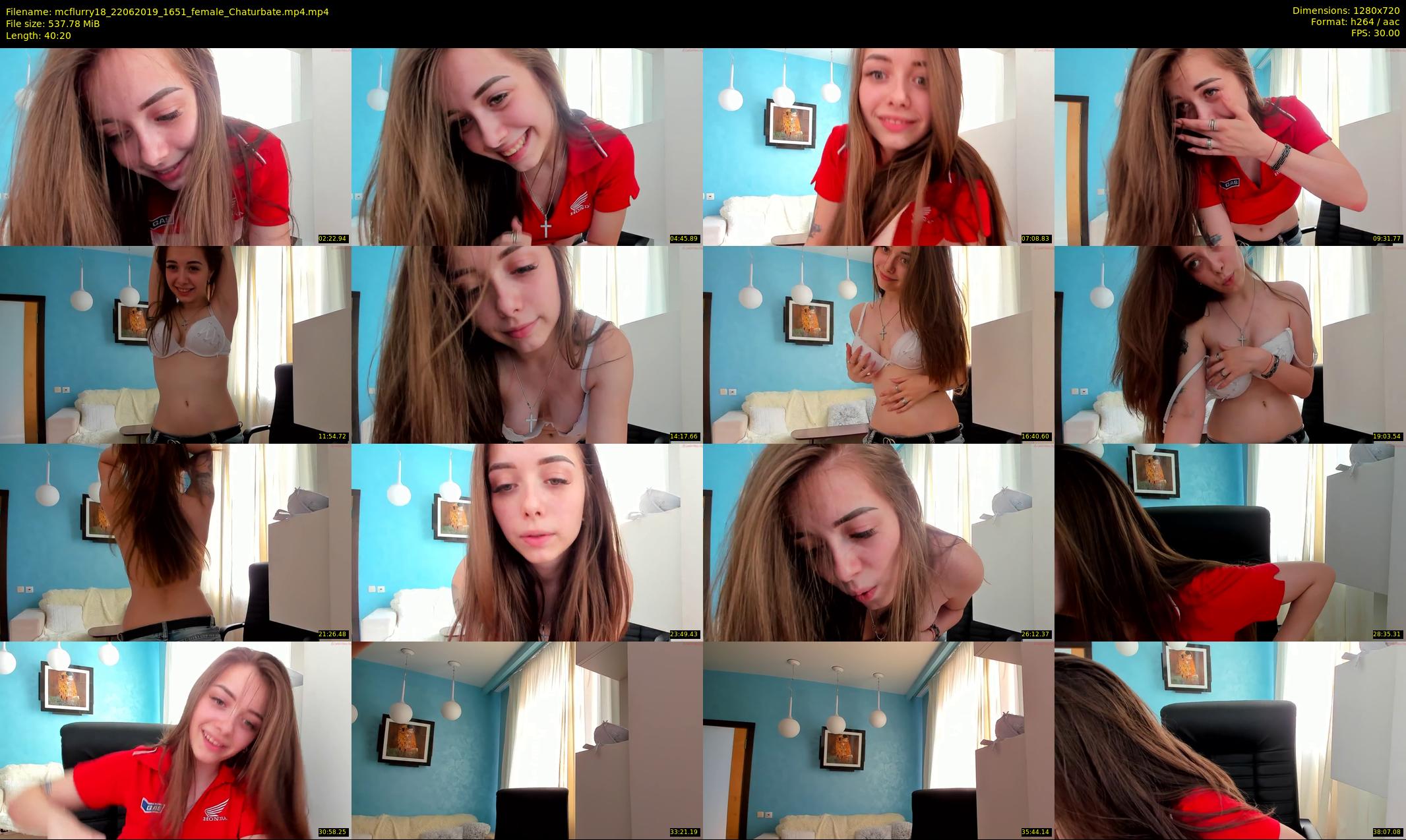 mcflurry18 — 41 minute Chaturbate female cam show recording, 720p, Jun 22, 2019