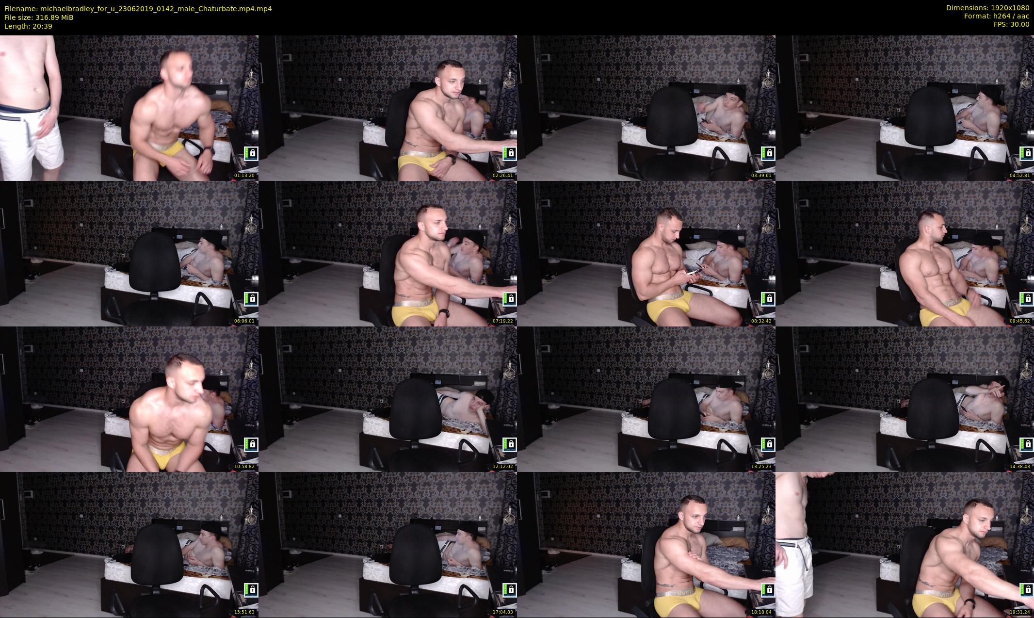 michaelbradley_for_u — 21 minute Chaturbate male cam show recording, 1080p, Jun 23, 2019