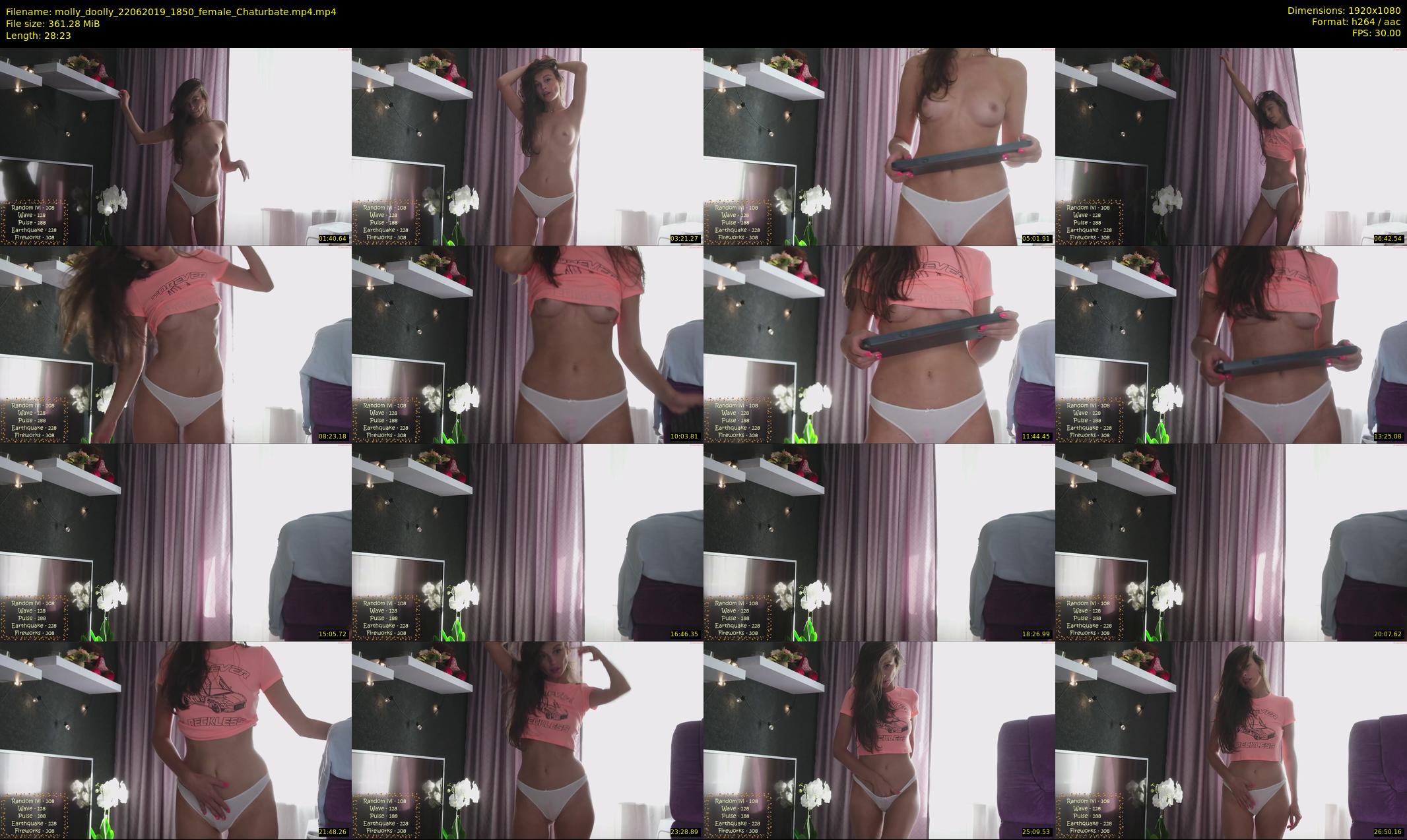 molly_doolly — 29 minute Chaturbate female cam show recording, 1080p, Jun 22, 2019