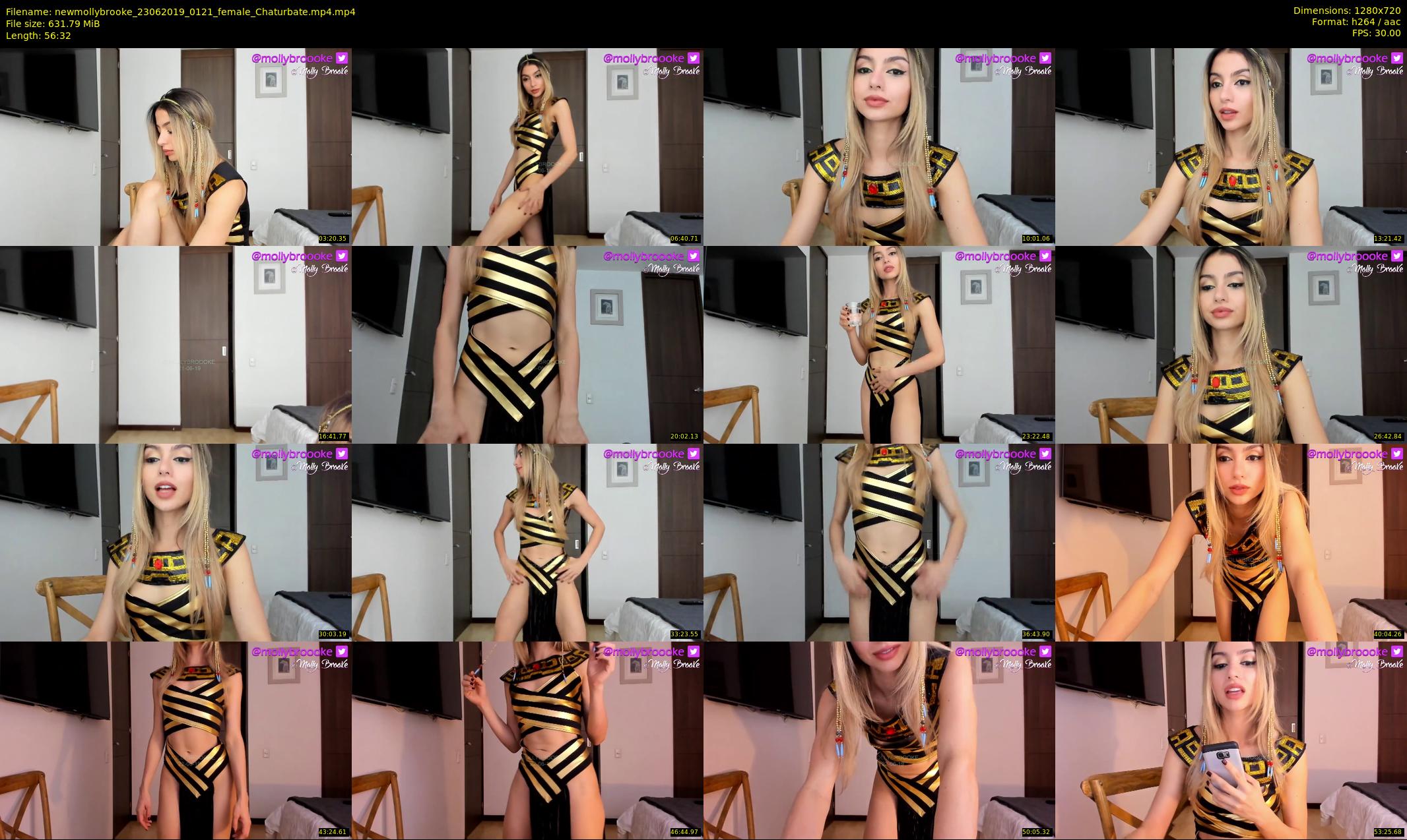 newmollybrooke — 57 minute Chaturbate female cam show recording, 720p, Jun 23, 2019