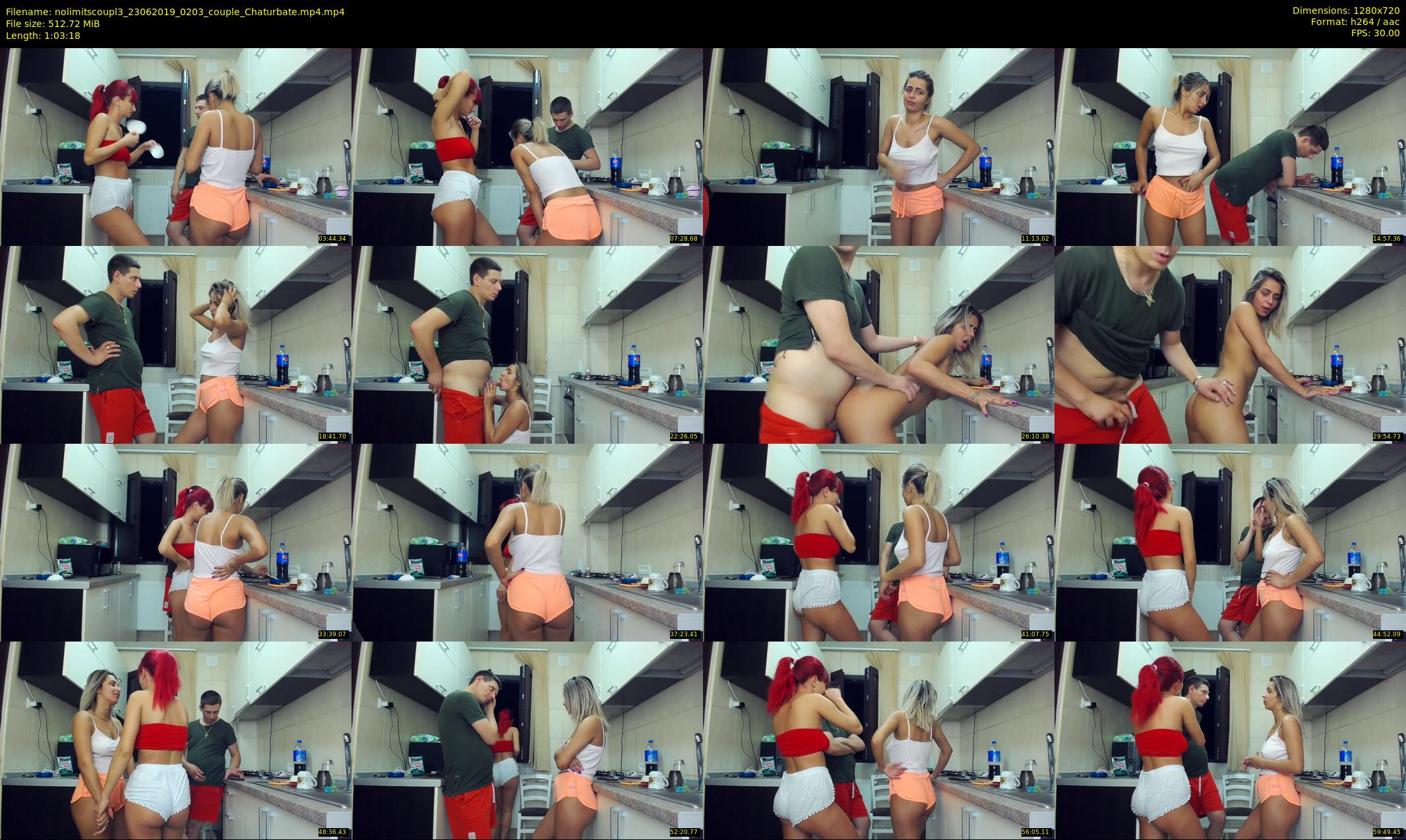 nolimitscoupl3 — 64 minute Chaturbate couple cam show recording, 720p, Jun 23, 2019