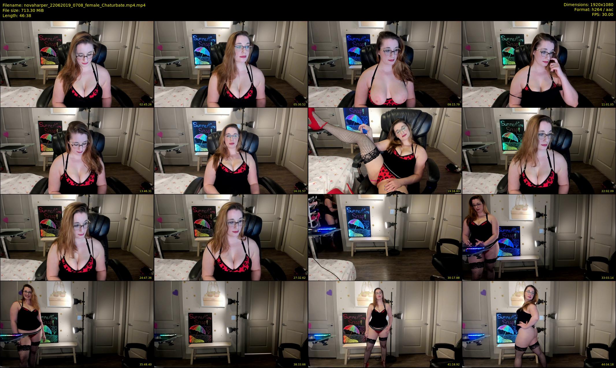 novaharper — 47 minute Chaturbate female cam show recording, 1080p, Jun 22, 2019