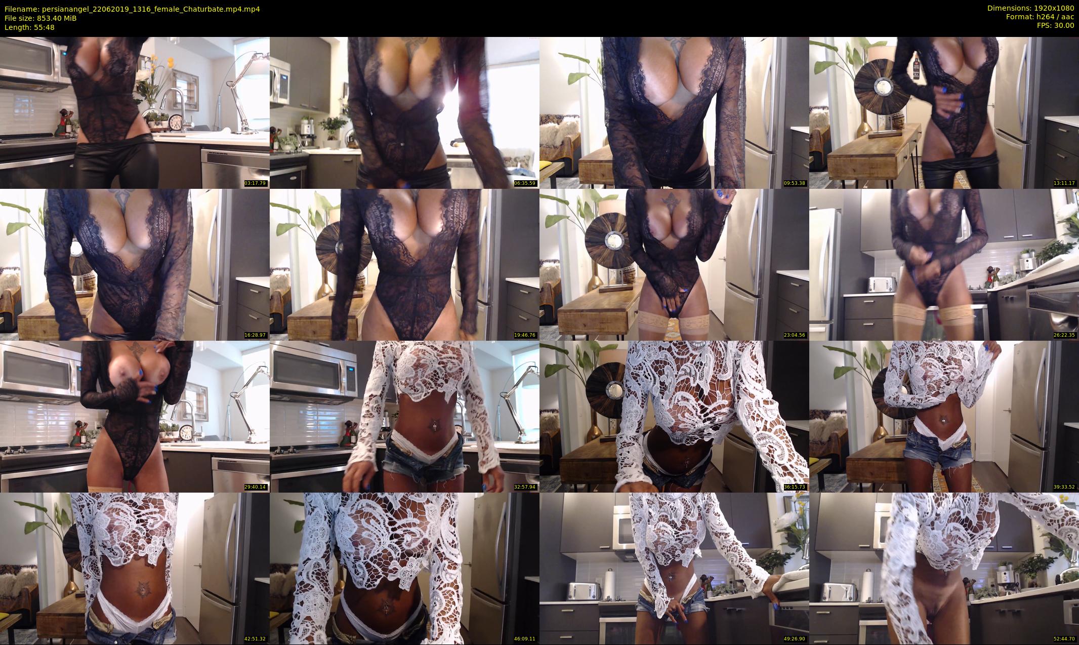 persianangel — 56 minute Chaturbate female cam show recording, 1080p, Jun 22, 2019