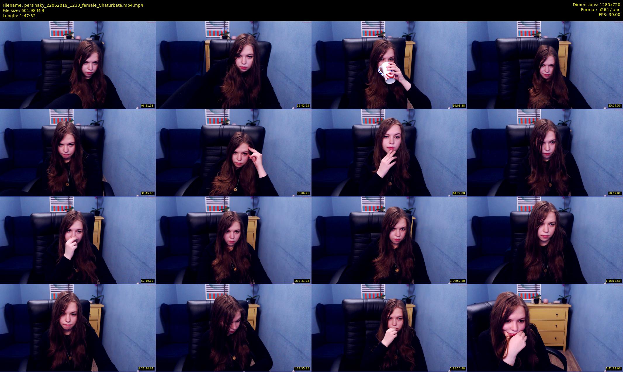 persinaky — 108 minute Chaturbate female cam show recording, 720p, Jun 22, 2019