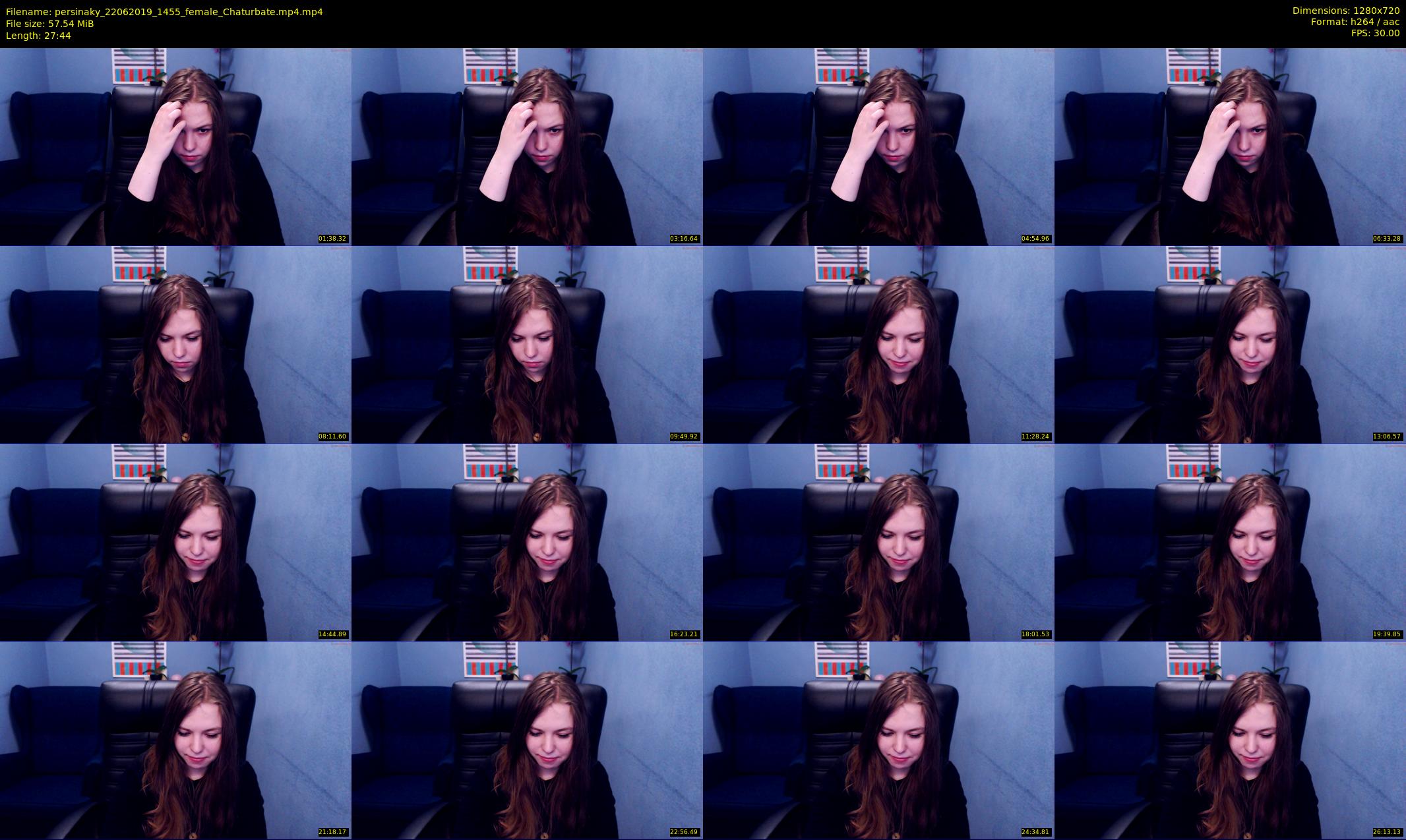 persinaky — 28 minute Chaturbate female cam show recording, 720p, Jun 22, 2019