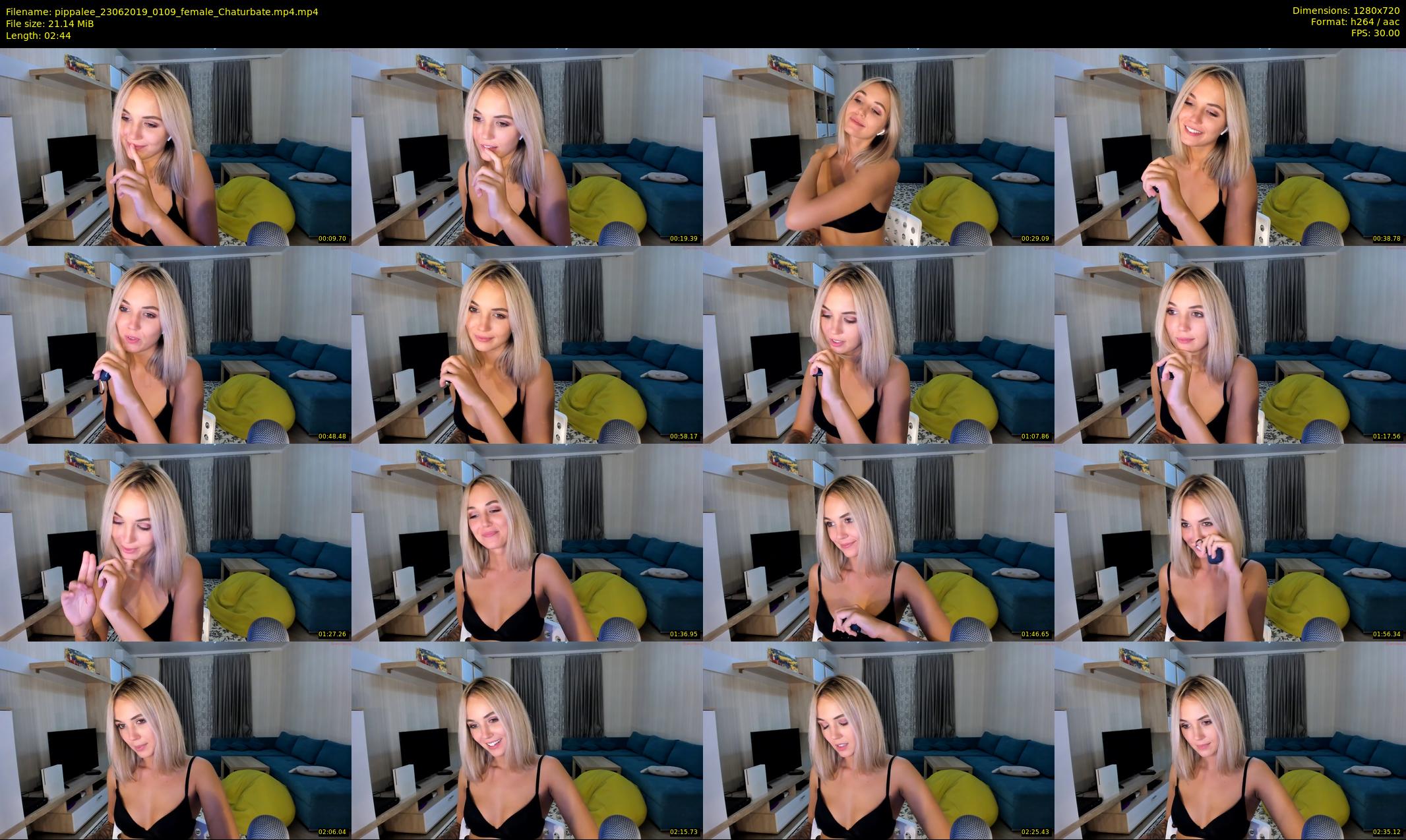 pippalee — 3 minute Chaturbate female cam show recording, 720p, Jun 23, 2019