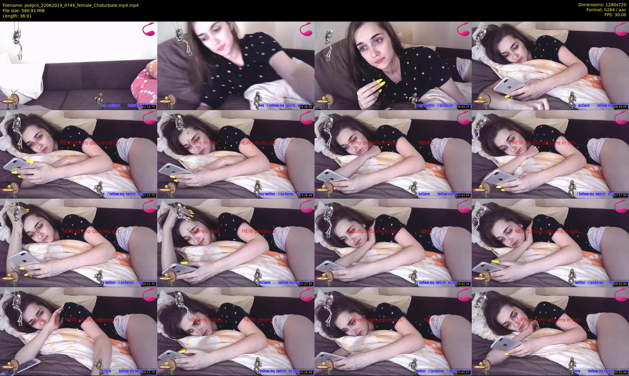 ps4pro — 39 minute Chaturbate female cam show recording, 720p, Jun 22, 2019