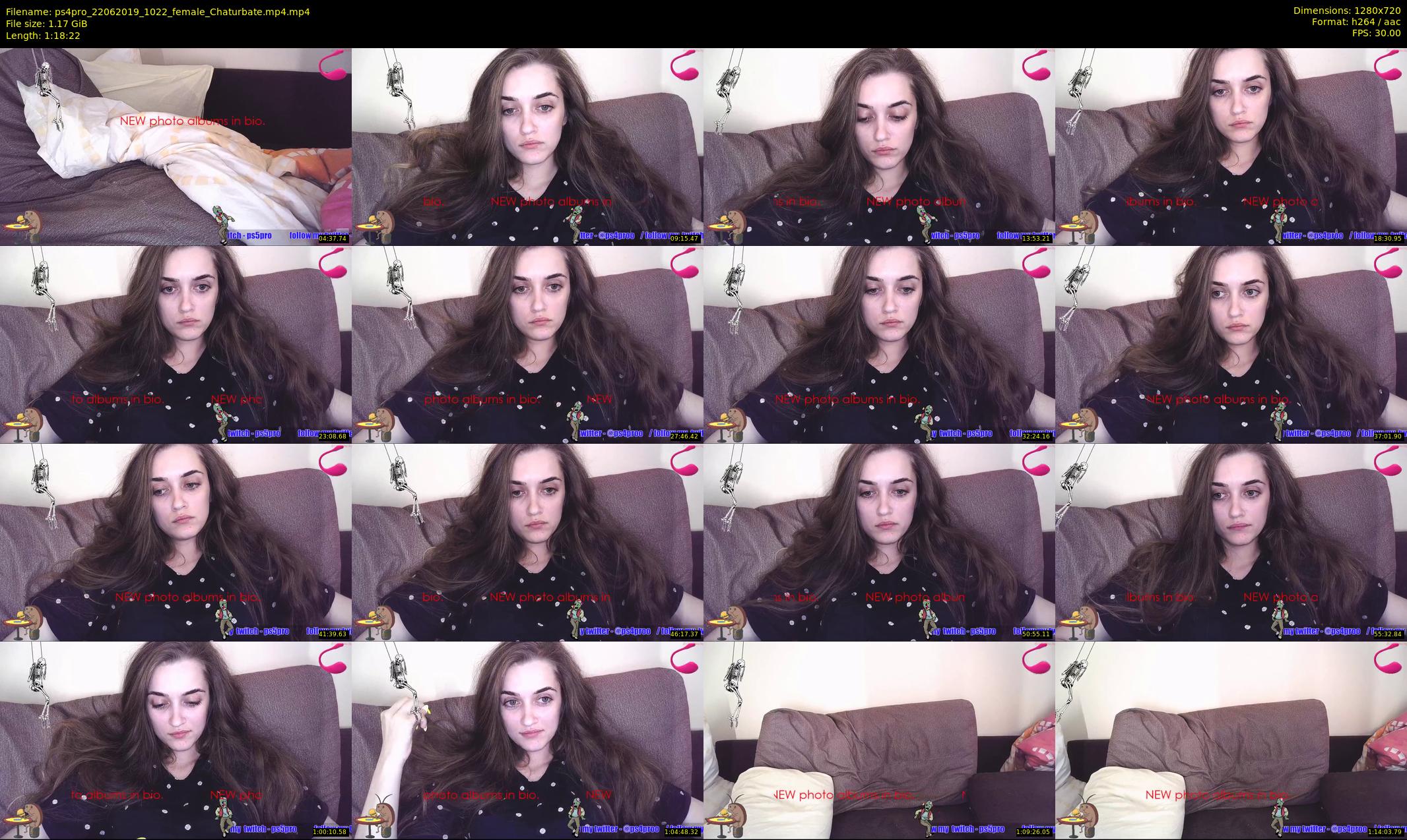 ps4pro — 79 minute Chaturbate female cam show recording, 720p, Jun 22, 2019