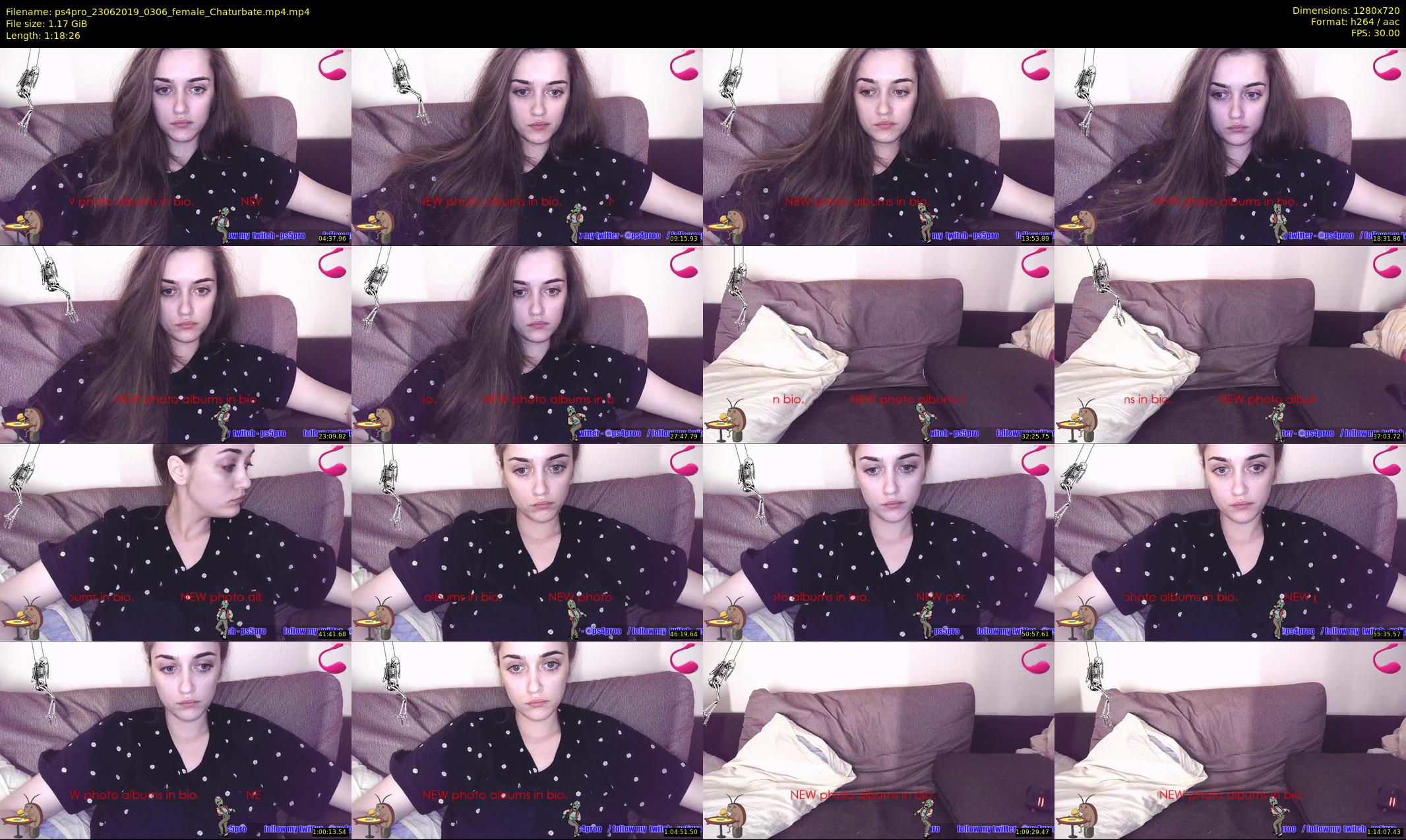ps4pro — 79 minute Chaturbate female cam show recording, 720p, Jun 23, 2019