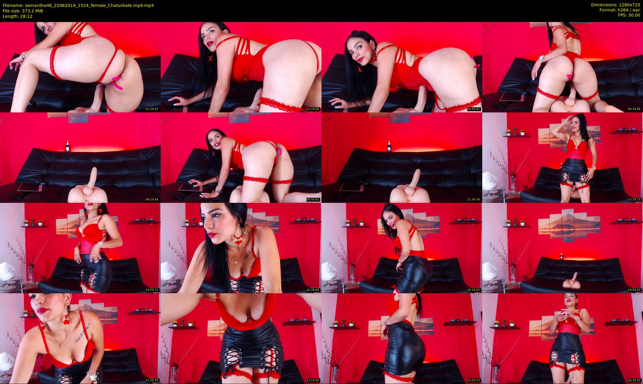 samantha46 — 29 minute Chaturbate female cam show recording, 720p, Jun 22, 2019