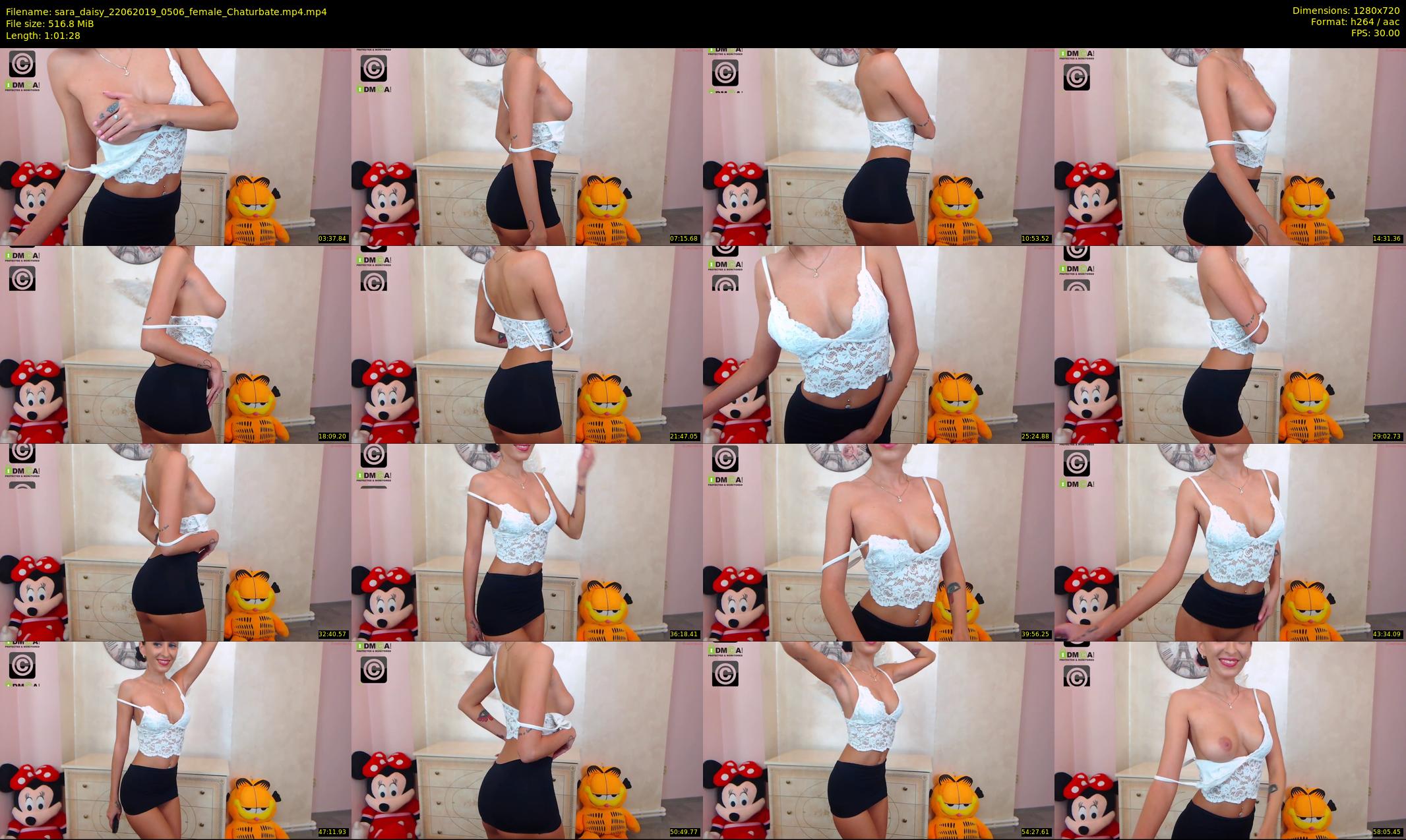 sara_daisy — 62 minute Chaturbate female cam show recording, 720p, Jun 22, 2019