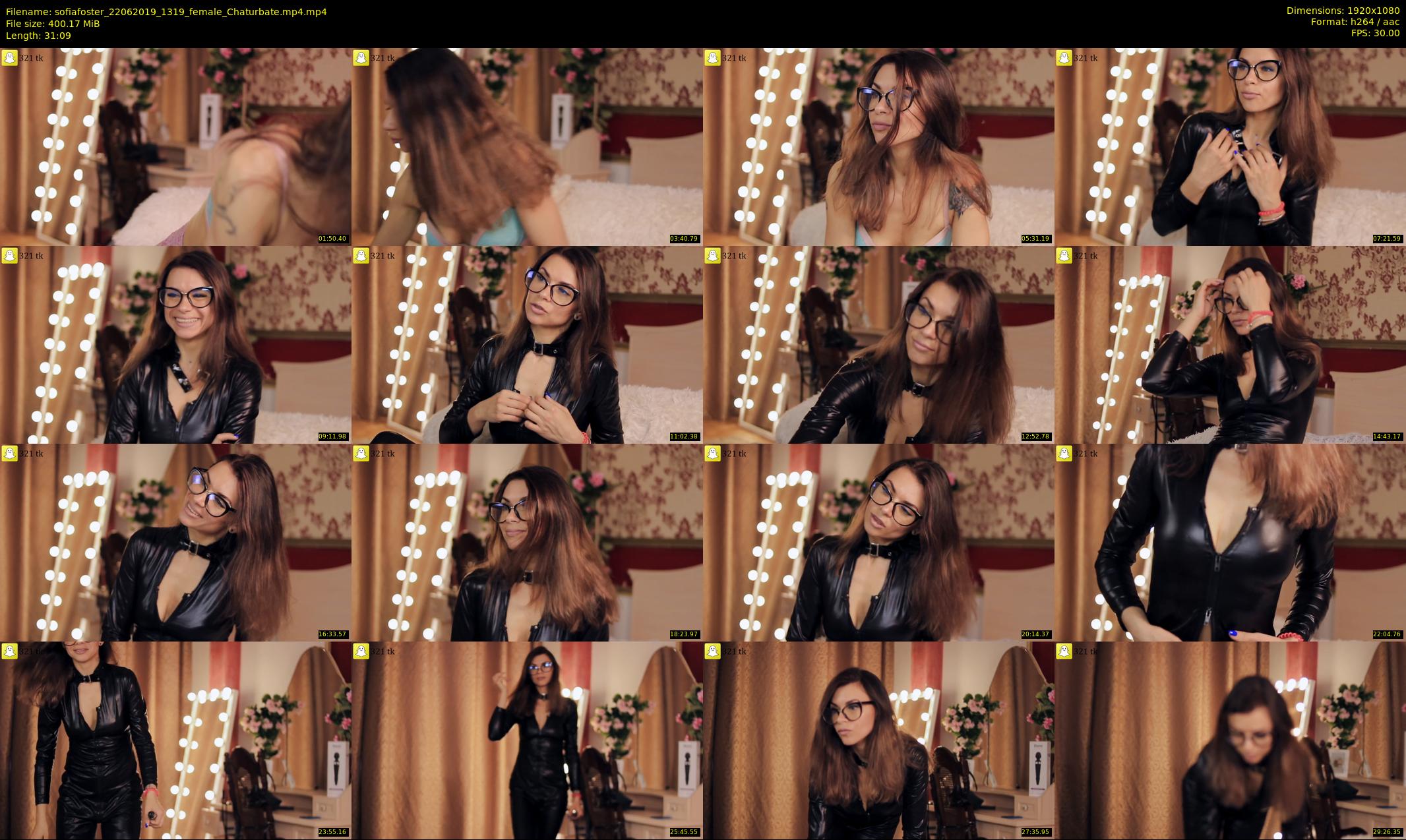 sofiafoster — 32 minute Chaturbate female cam show recording, 1080p, Jun 22, 2019