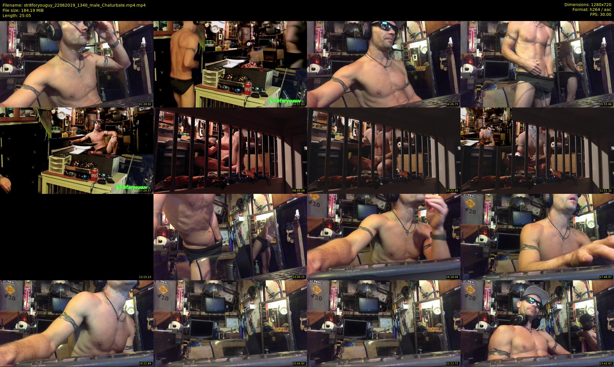 str8foryouguy — 26 minute Chaturbate male cam show recording, 720p, Jun 22, 2019