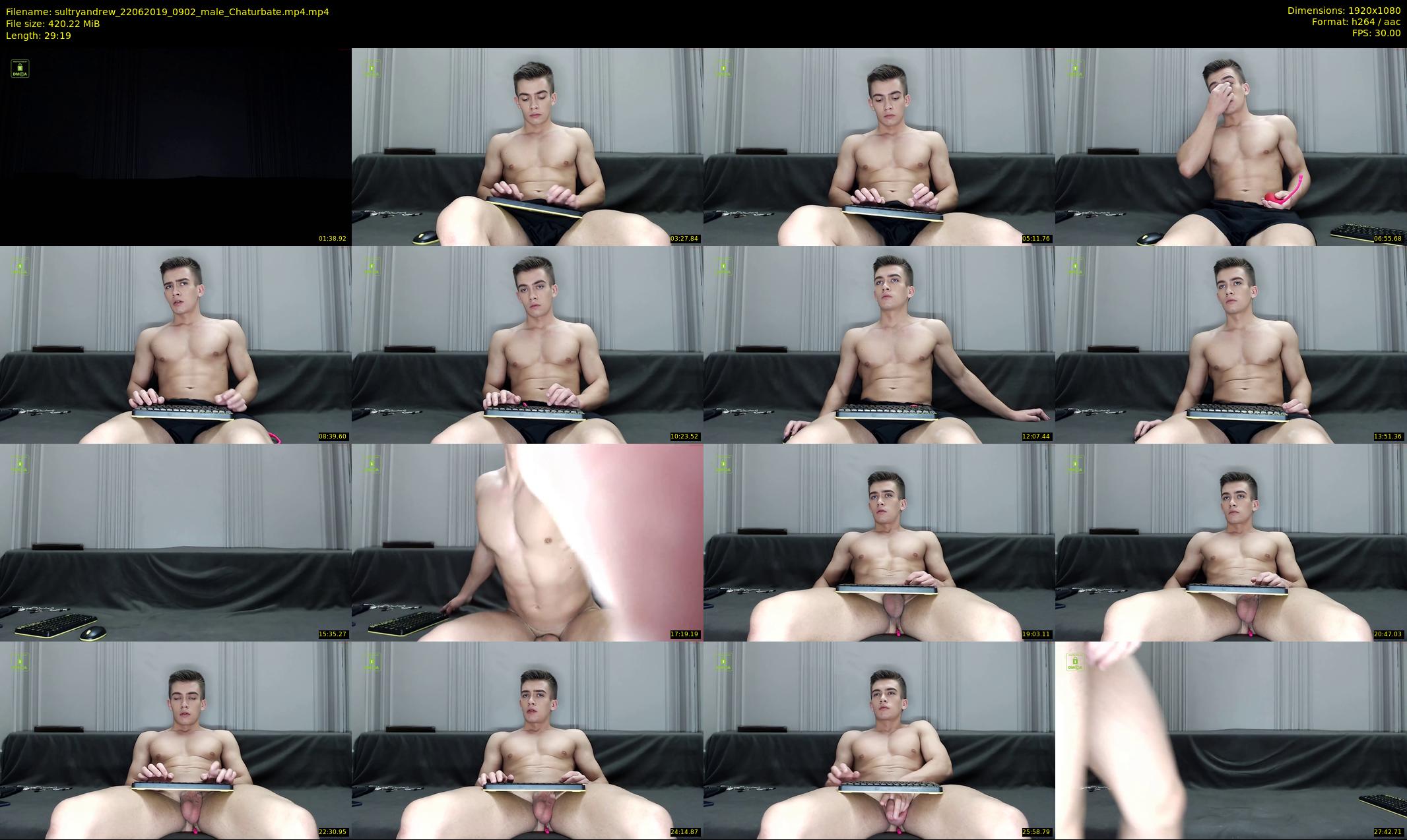 sultryandrew — 30 minute Chaturbate male cam show recording, 1080p, Jun 22, 2019