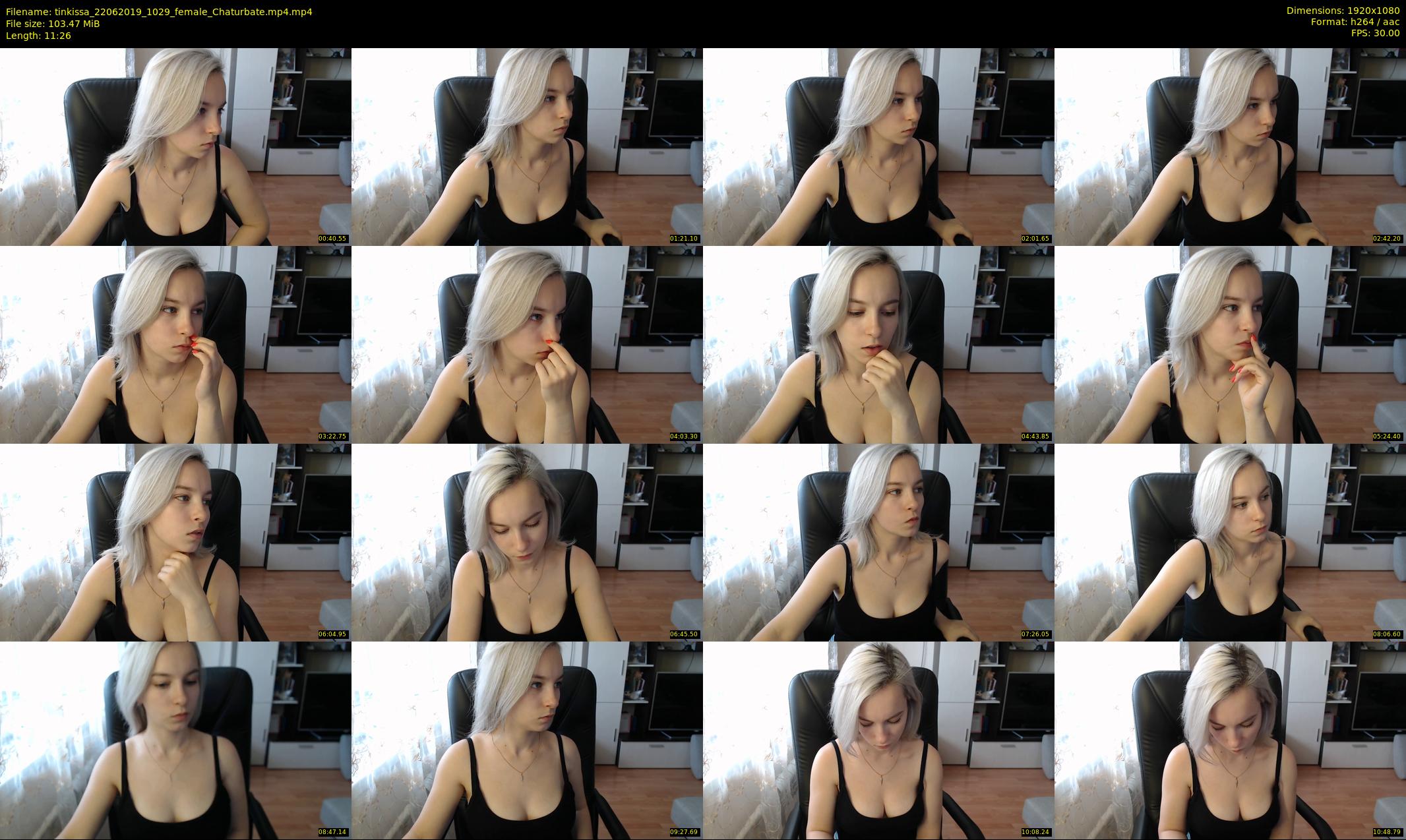 tinkissa — 12 minute Chaturbate couple cam show recording, 1080p, Jun 22, 2019