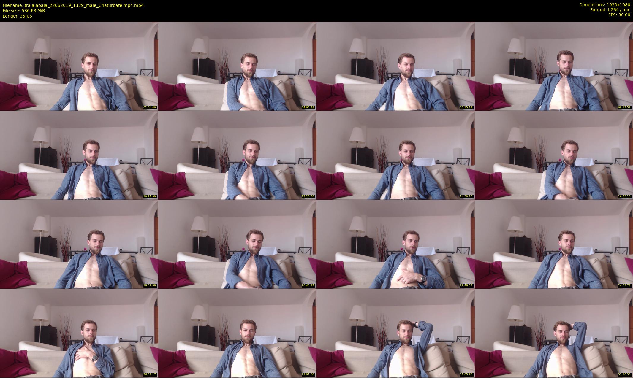 tralalabala — 36 minute Chaturbate male cam show recording, 1080p, Jun 22, 2019