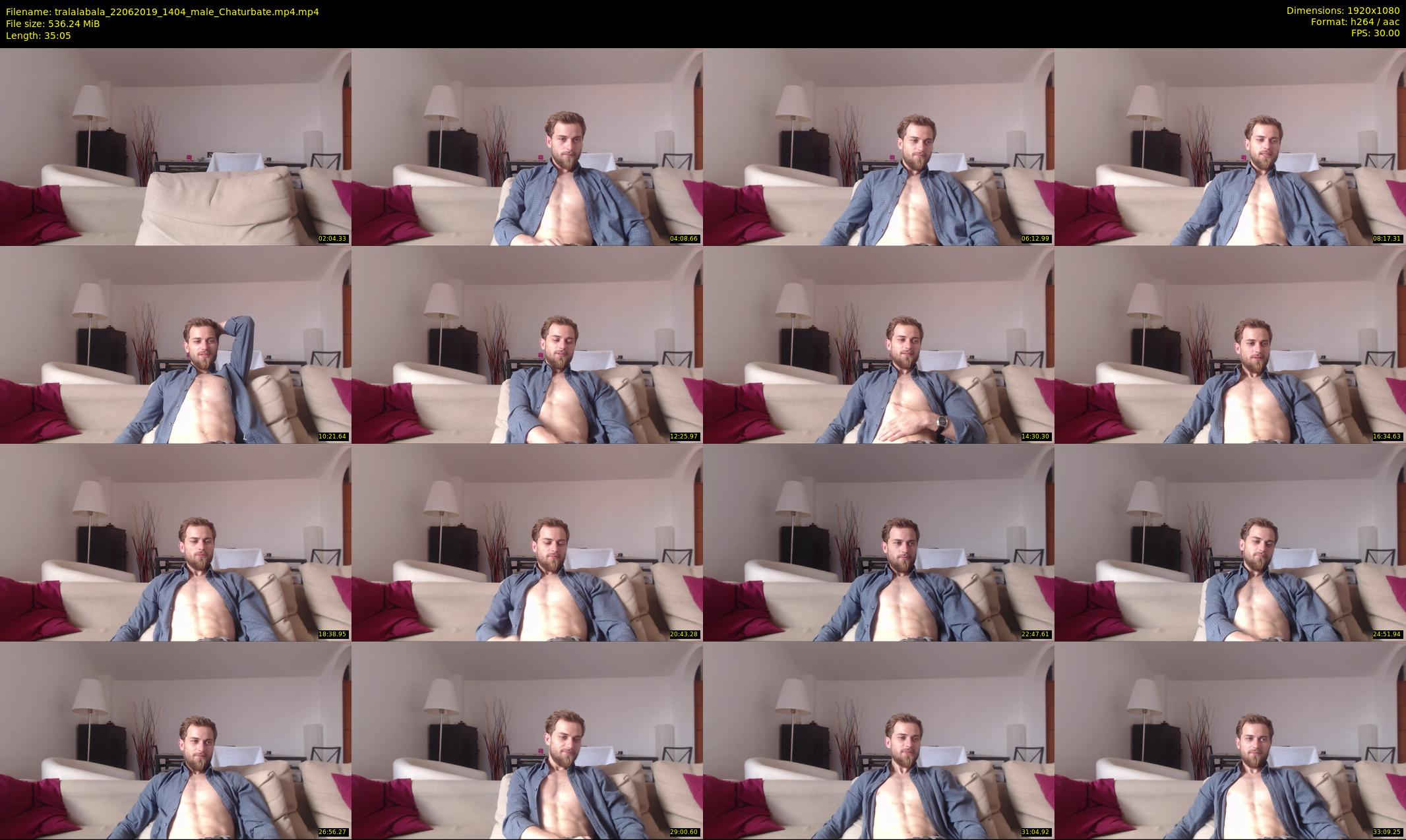 tralalabala — 36 minute Chaturbate male cam show recording, 1080p, Jun 22, 2019