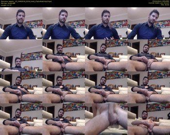 wapos__25 — 13 minute Chaturbate male cam show recording, 480p, Jun 23, 2019