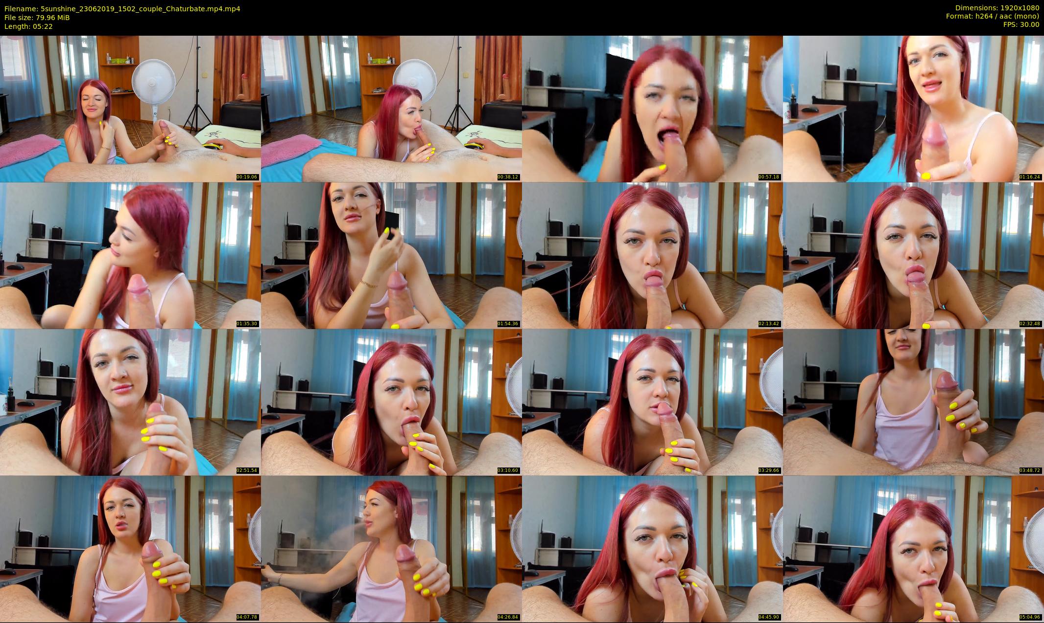 5sunshine — 6 minute Chaturbate couple cam show recording, 1080p, Jun 23, 2019