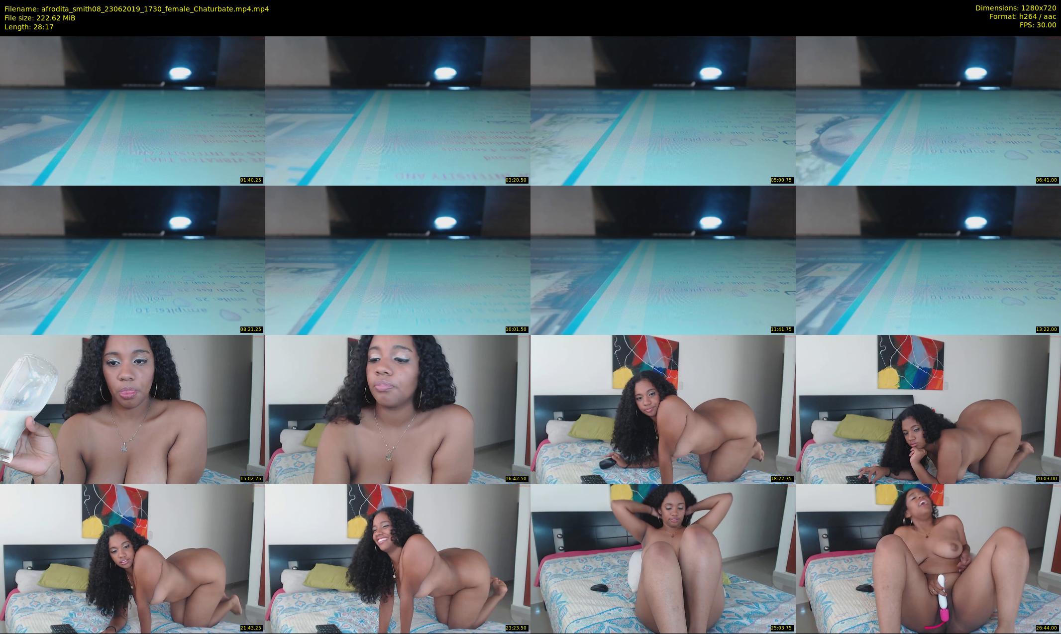 afrodita_smith08 — 29 minute Chaturbate female cam show recording, 720p, Jun 23, 2019
