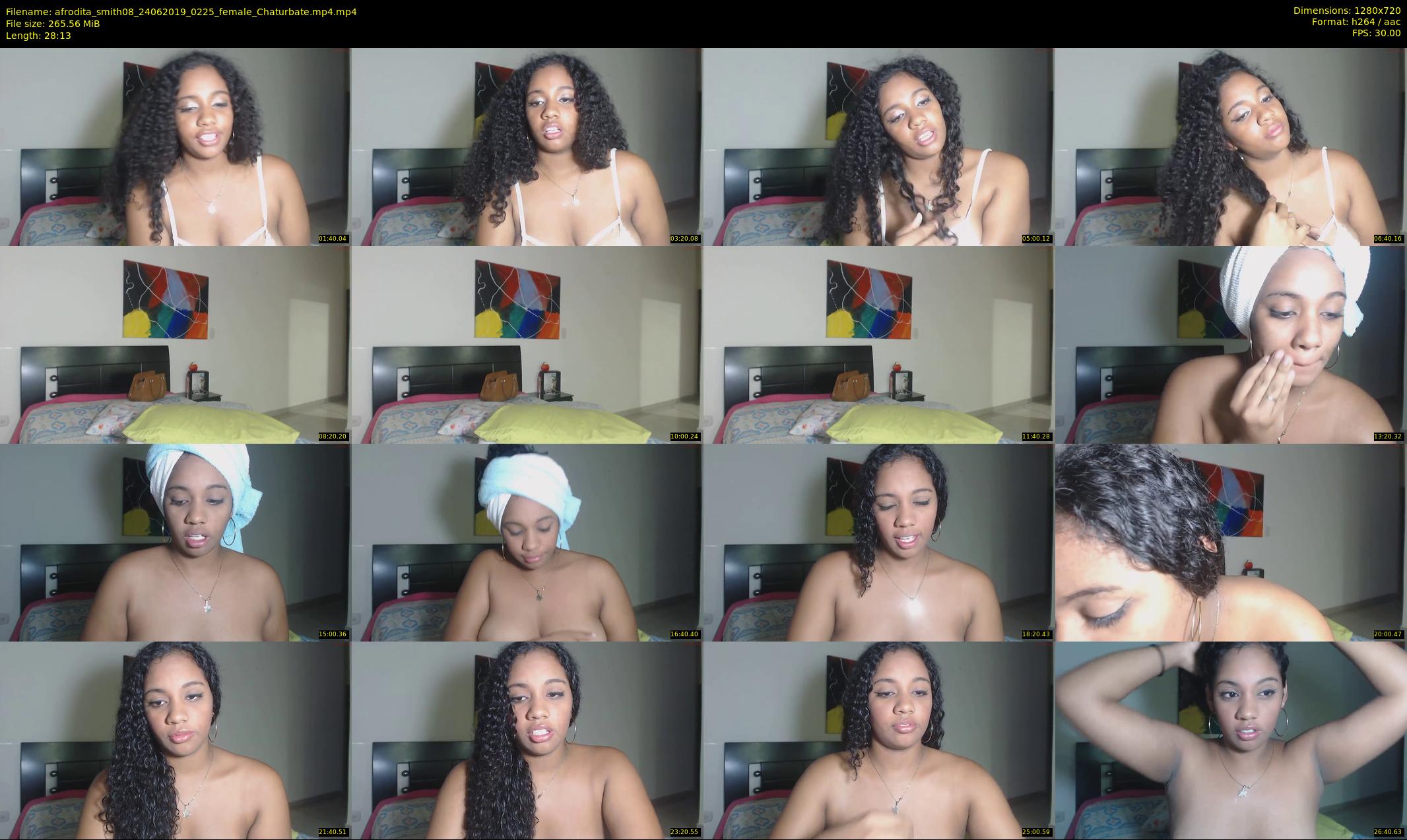 afrodita_smith08 — 29 minute Chaturbate female cam show recording, 720p, Jun 24, 2019