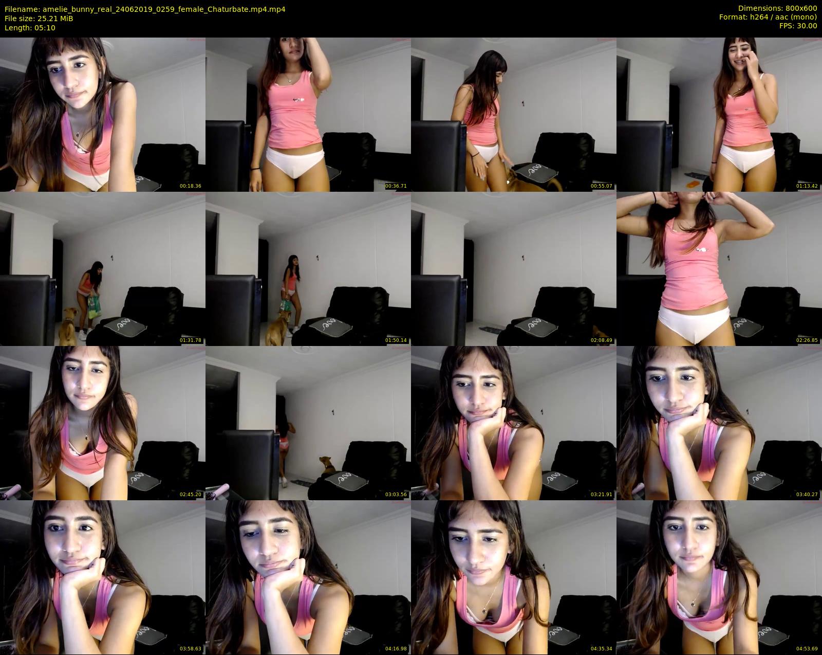 amelie_bunny_real — 6 minute Chaturbate female cam show recording, 480p, Jun 24, 2019