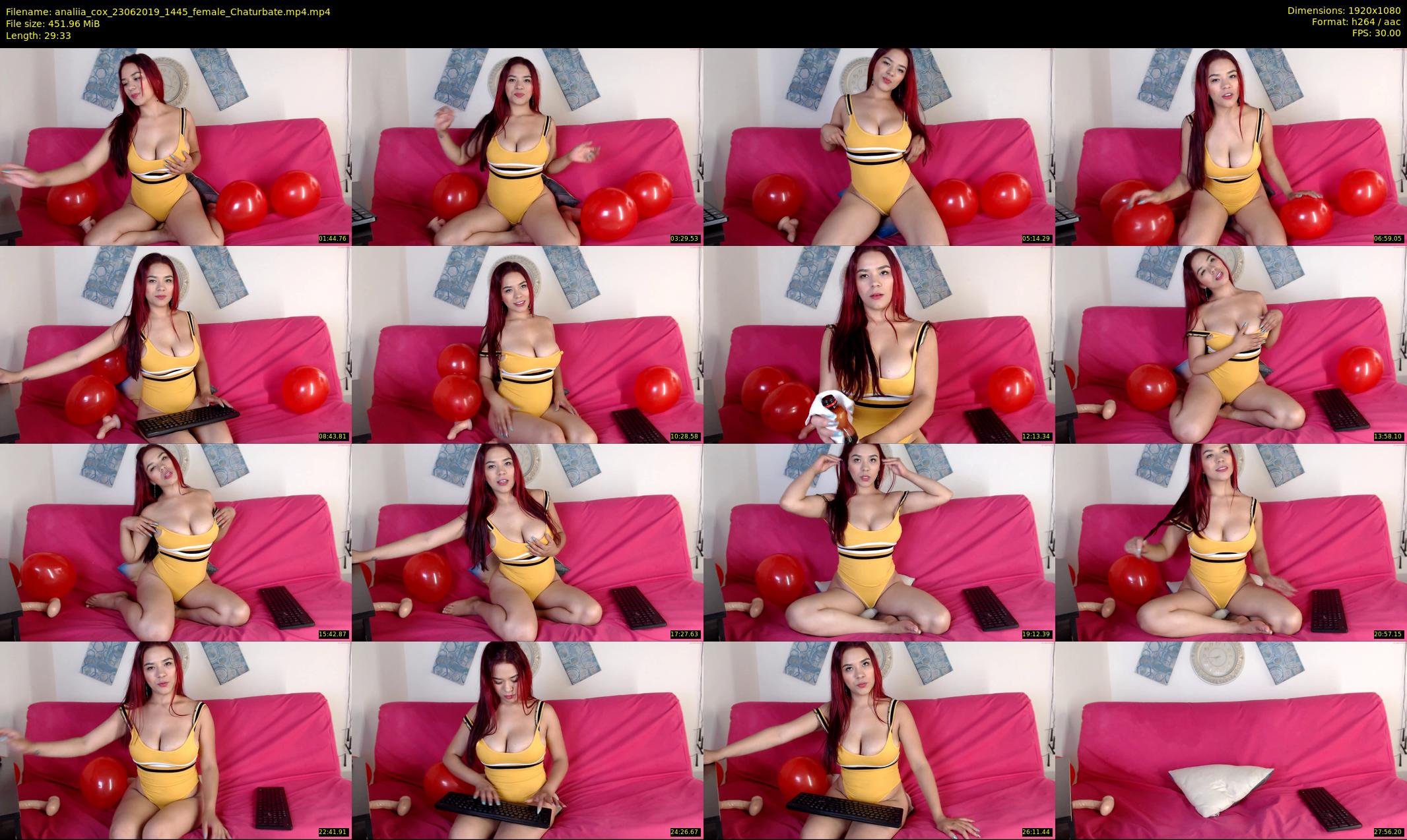 analiia_cox — 30 minute Chaturbate female cam show recording, 1080p, Jun 23, 2019