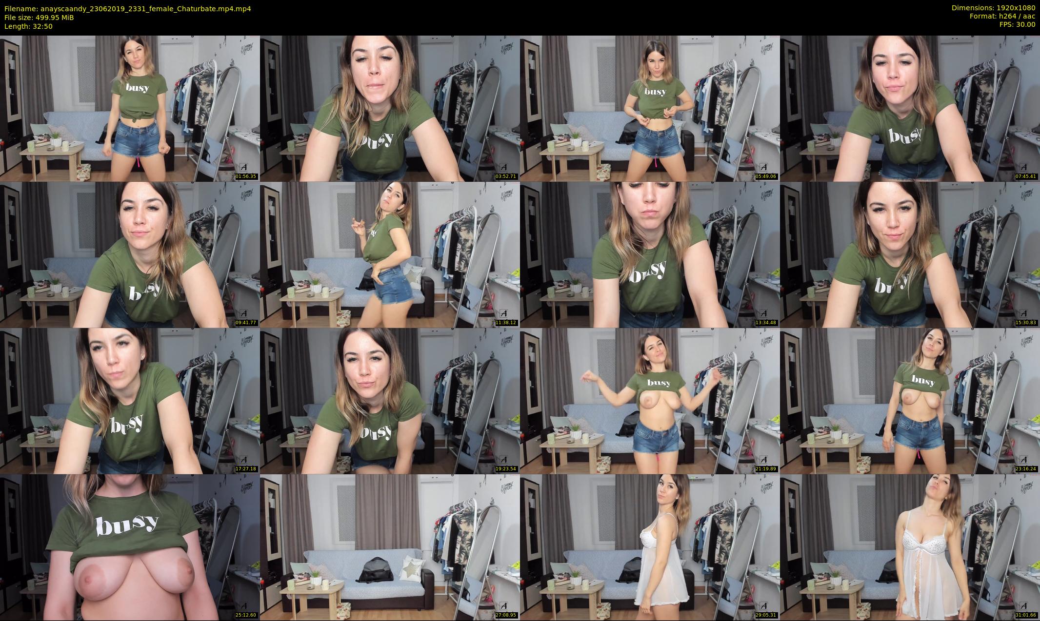 anayscaandy — 33 minute Chaturbate female cam show recording, 1080p, Jun 23, 2019