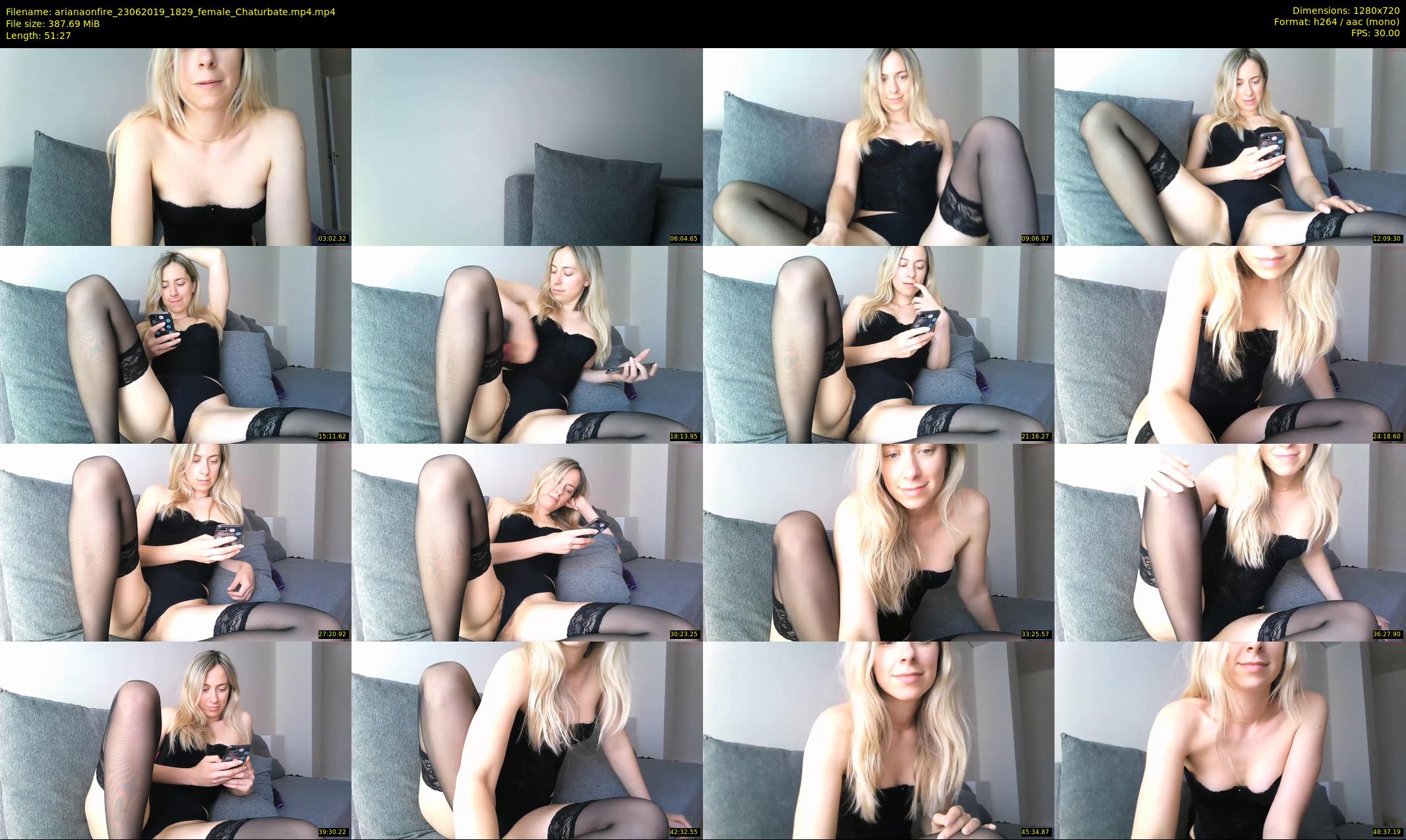 arianaonfire — 52 minute Chaturbate couple cam show recording, 720p, Jun 23, 2019