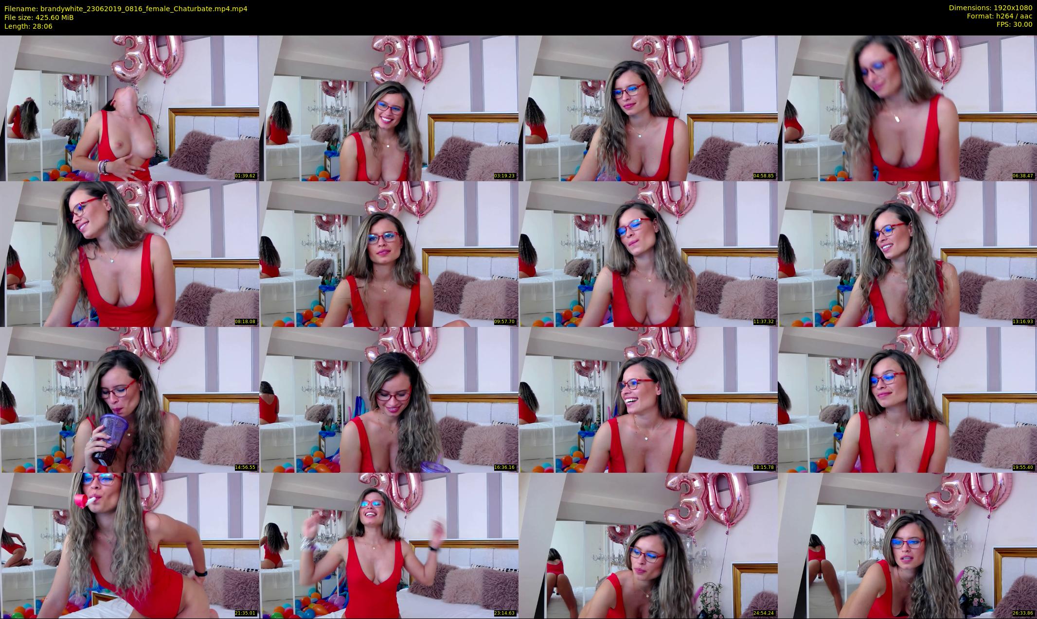brandywhite — 29 minute Chaturbate female cam show recording, 1080p, Jun 23, 2019