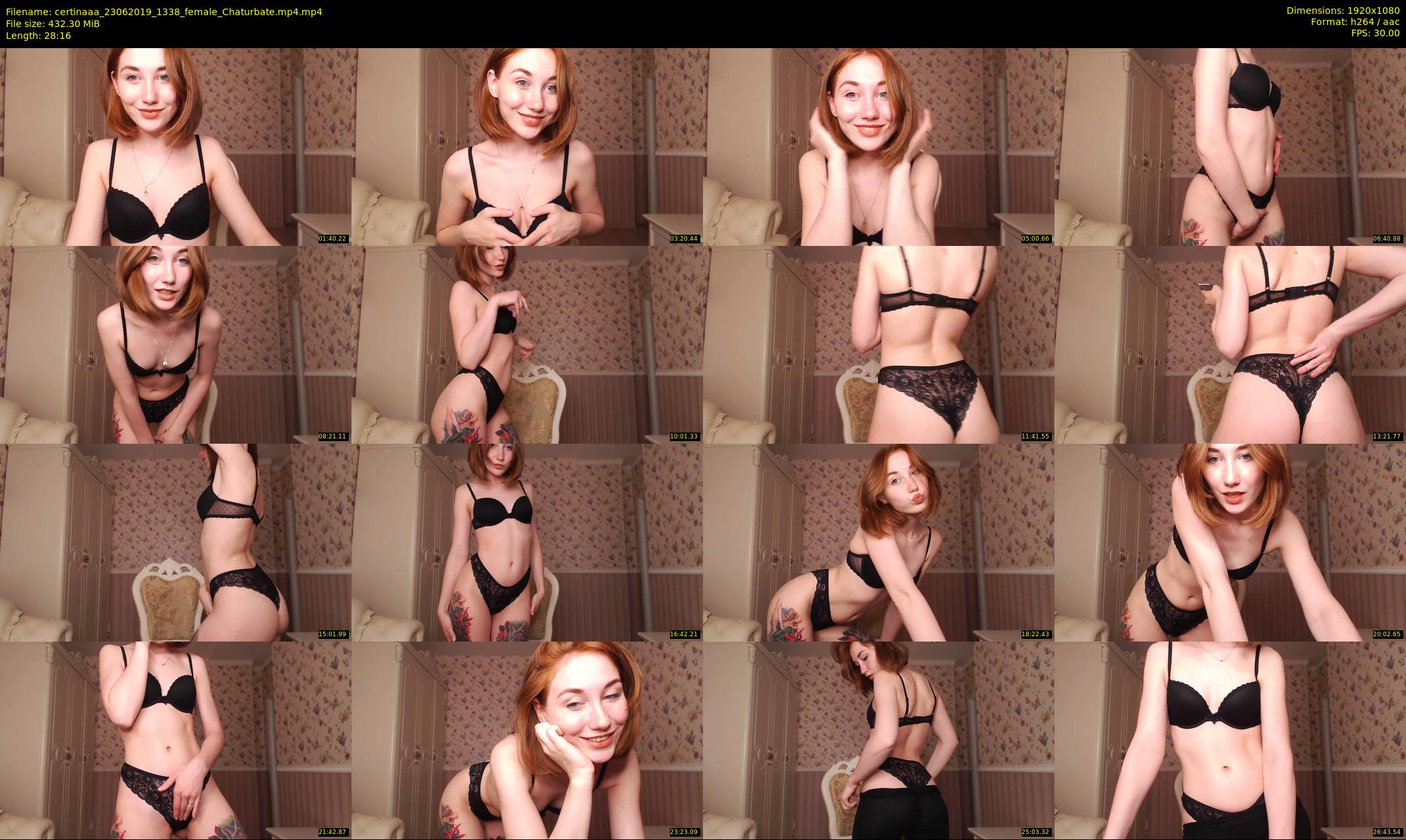 certinaaa — 29 minute Chaturbate female cam show recording, 1080p, Jun 23, 2019