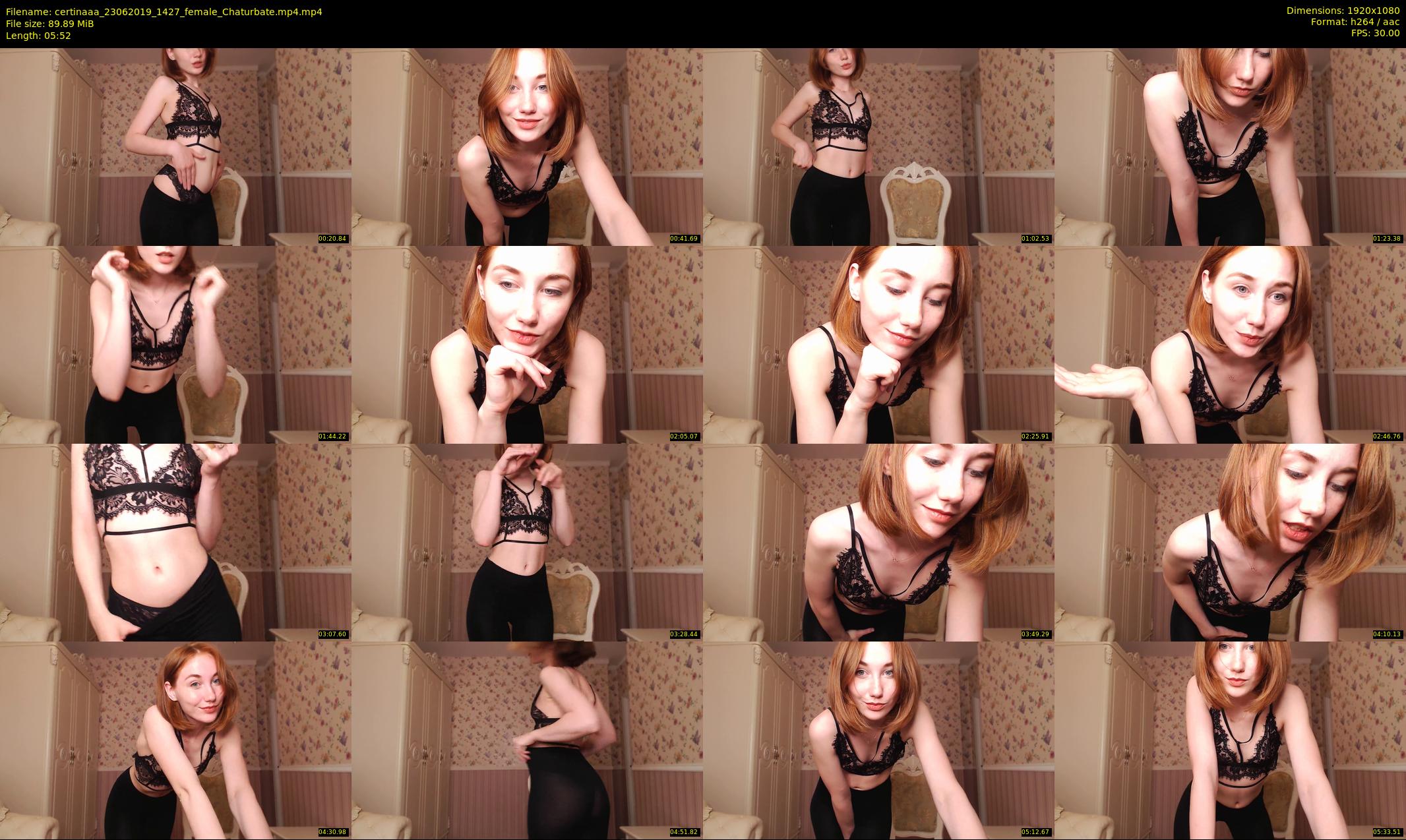 certinaaa — 6 minute Chaturbate female cam show recording, 1080p, Jun 23, 2019