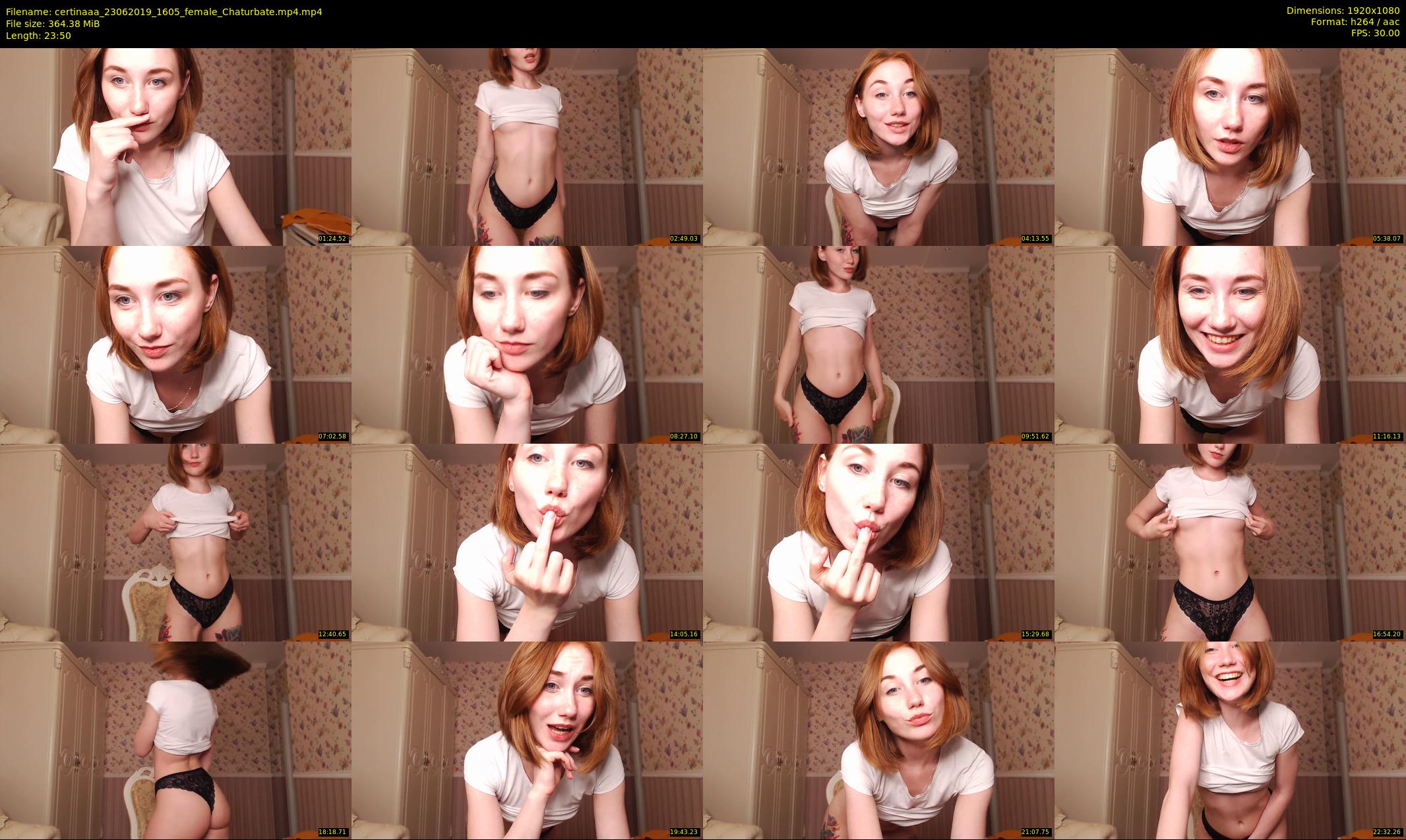 certinaaa — 24 minute Chaturbate female cam show recording, 1080p, Jun 23, 2019