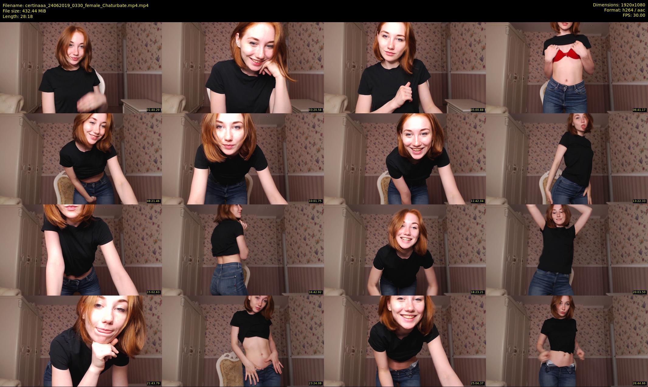 certinaaa — 29 minute Chaturbate female cam show recording, 1080p, Jun 24, 2019