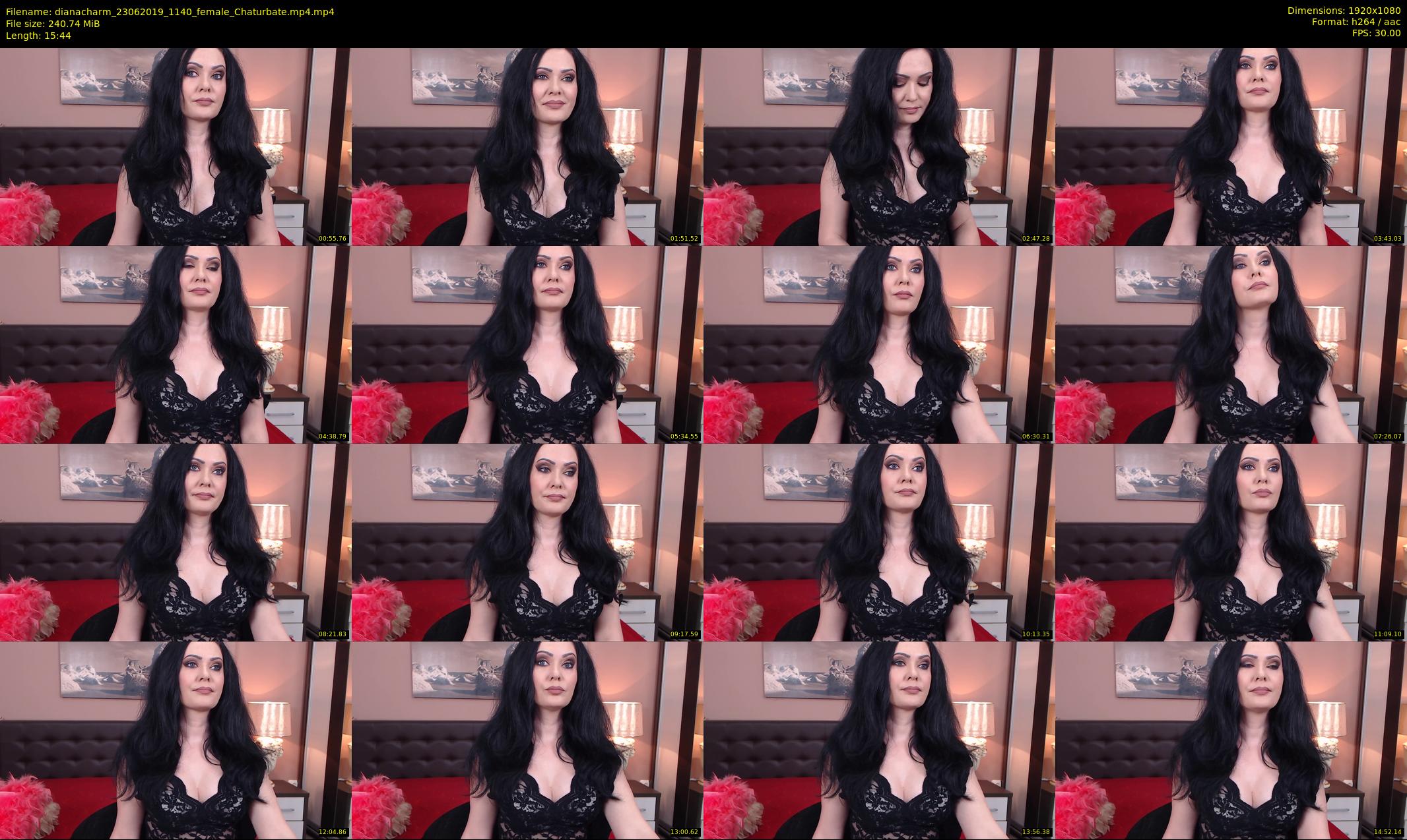 dianacharm — 16 minute Chaturbate female cam show recording, 1080p, Jun 23, 2019