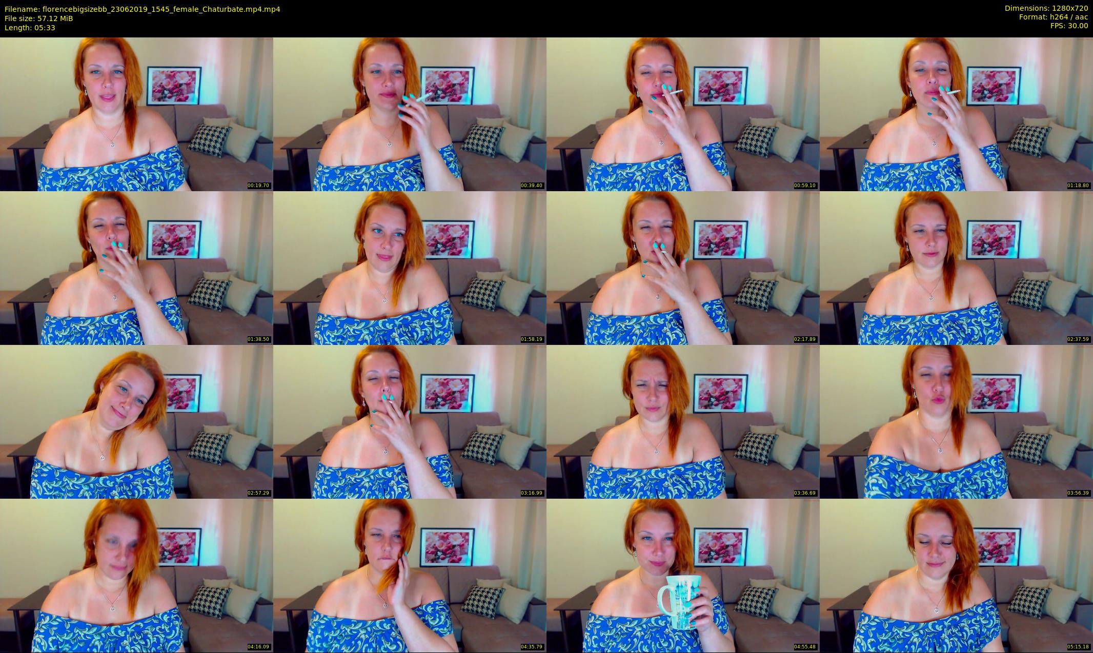 florencebigsizebb — 6 minute Chaturbate female cam show recording, 720p, Jun 23, 2019
