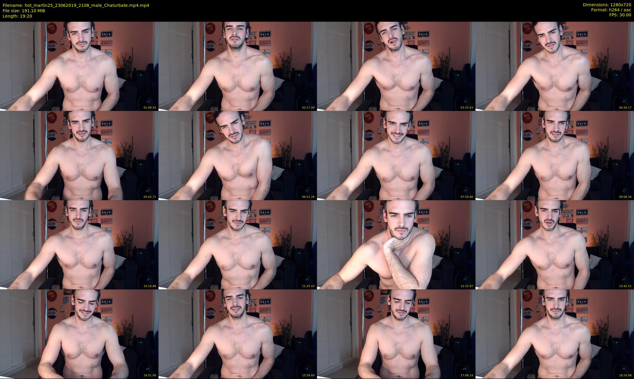 hot_martin25 — 20 minute Chaturbate male cam show recording, 720p, Jun 23, 2019