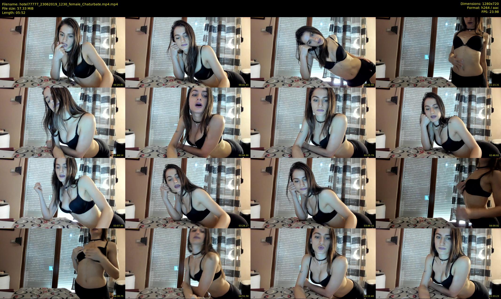hotel77777 — 6 minute Chaturbate female cam show recording, 720p, Jun 23, 2019