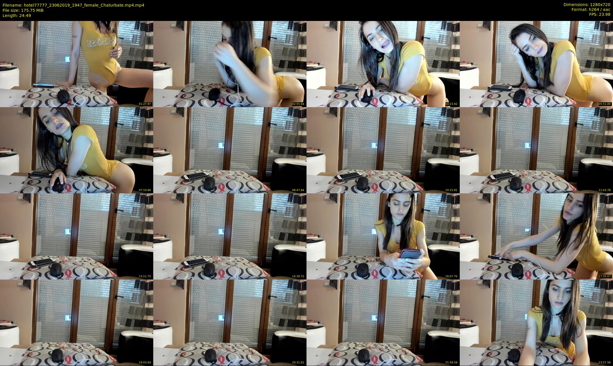 hotel77777 — 25 minute Chaturbate female cam show recording, 720p, Jun 23, 2019