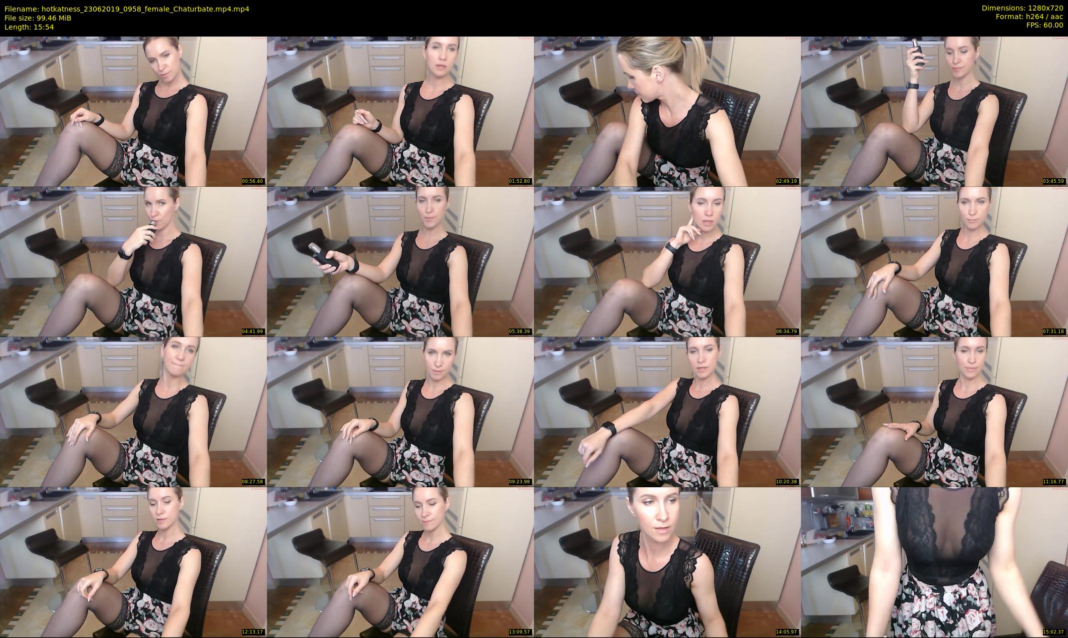 hotkatness — 16 minute Chaturbate female cam show recording, 720p, Jun 23, 2019
