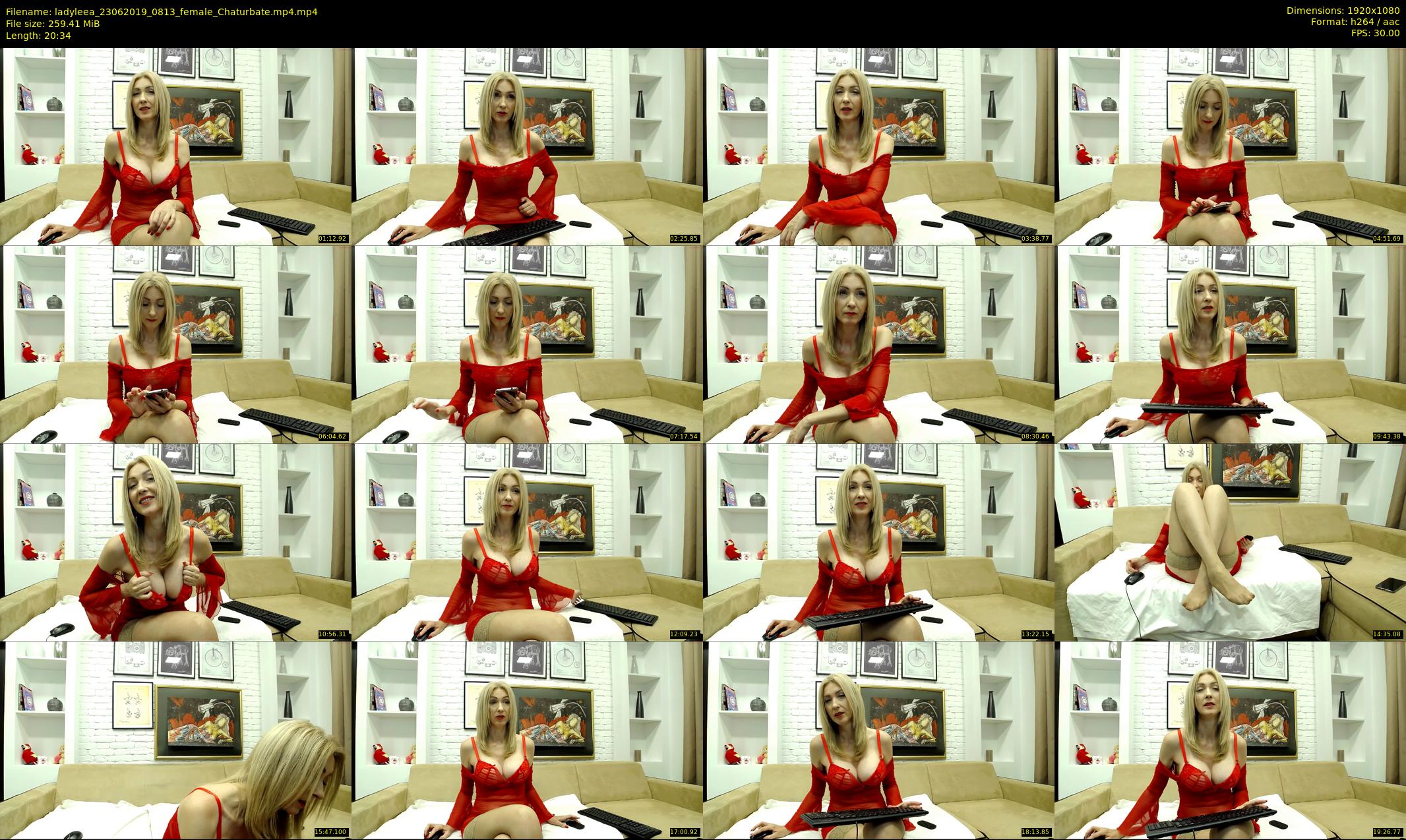 ladyleea — 21 minute Chaturbate female cam show recording, 1080p, Jun 23, 2019