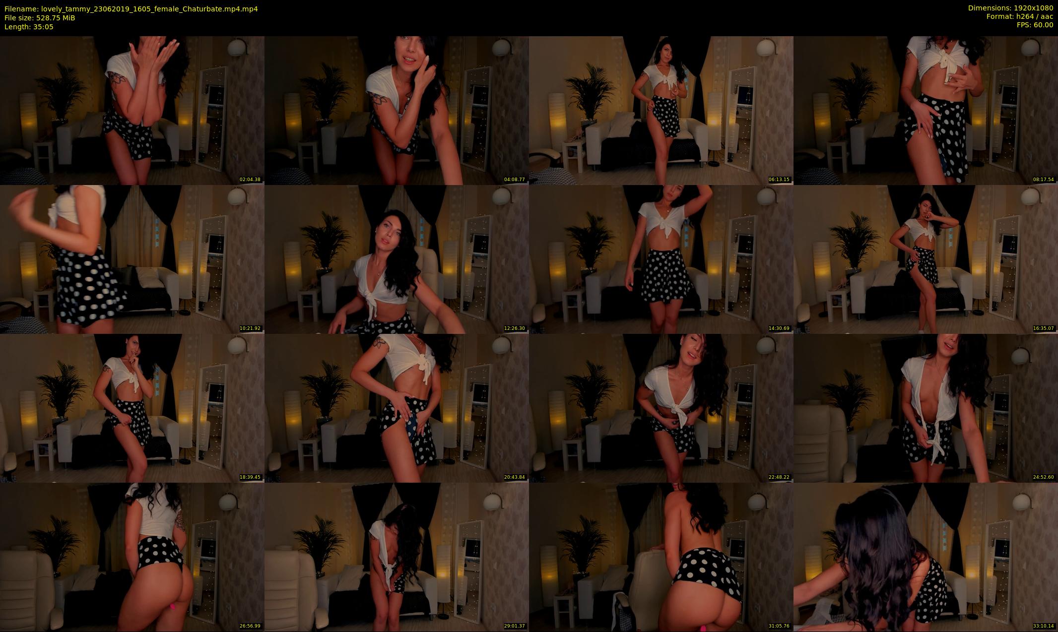 lovely_tammy — 36 minute Chaturbate female cam show recording, 1080p, Jun 23, 2019